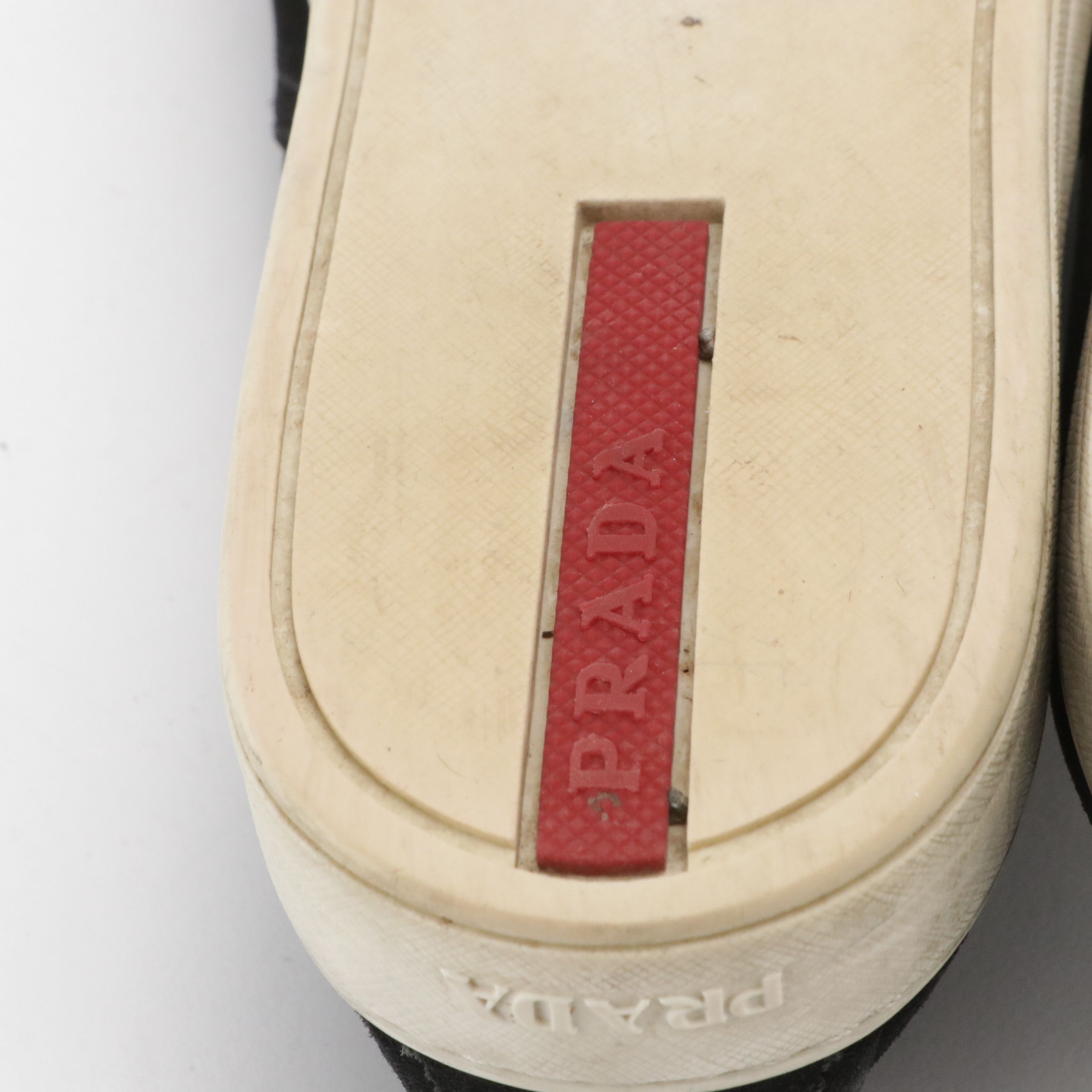 Prada Black Suede Loafers