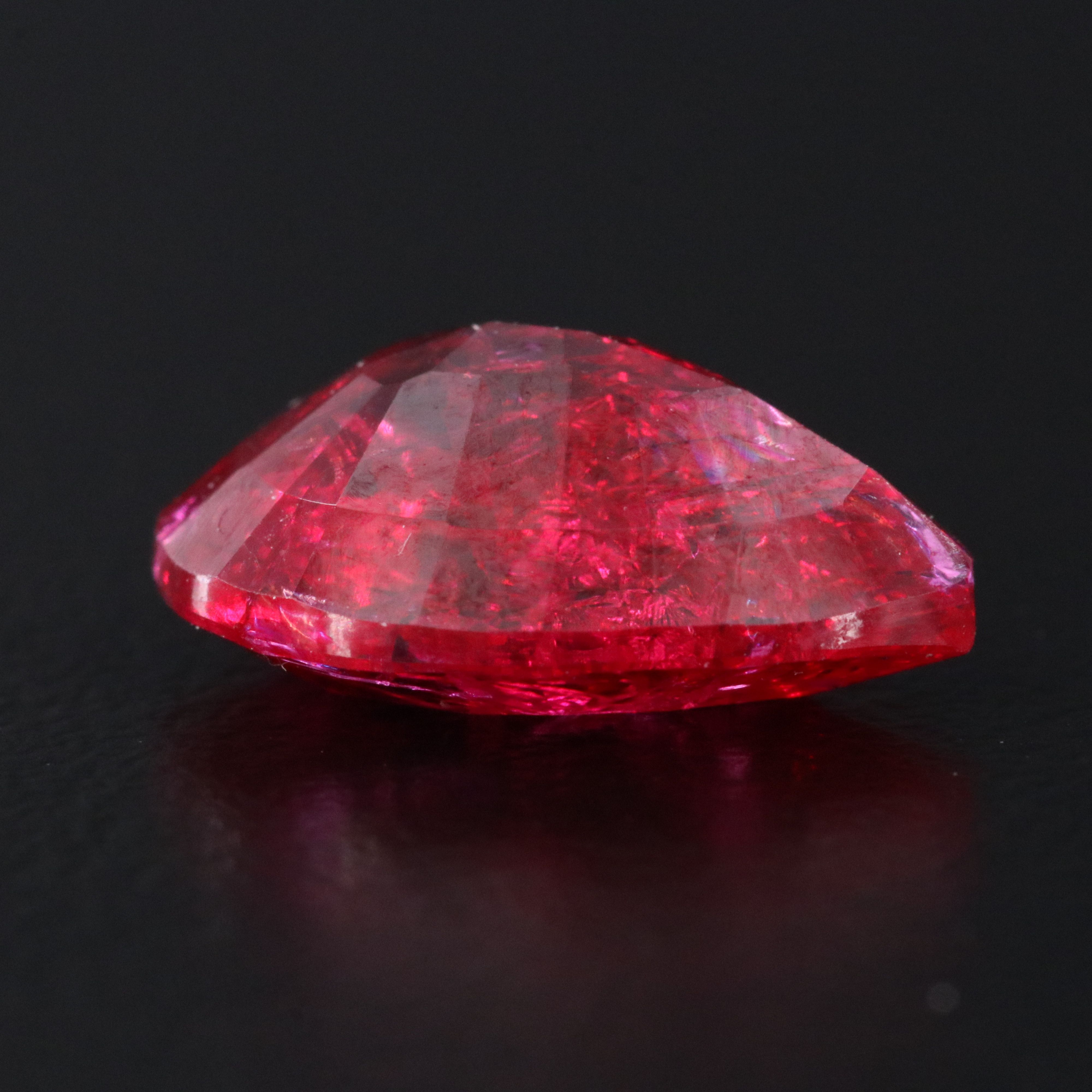 Loose 6.03 CT Lab Grown Ruby