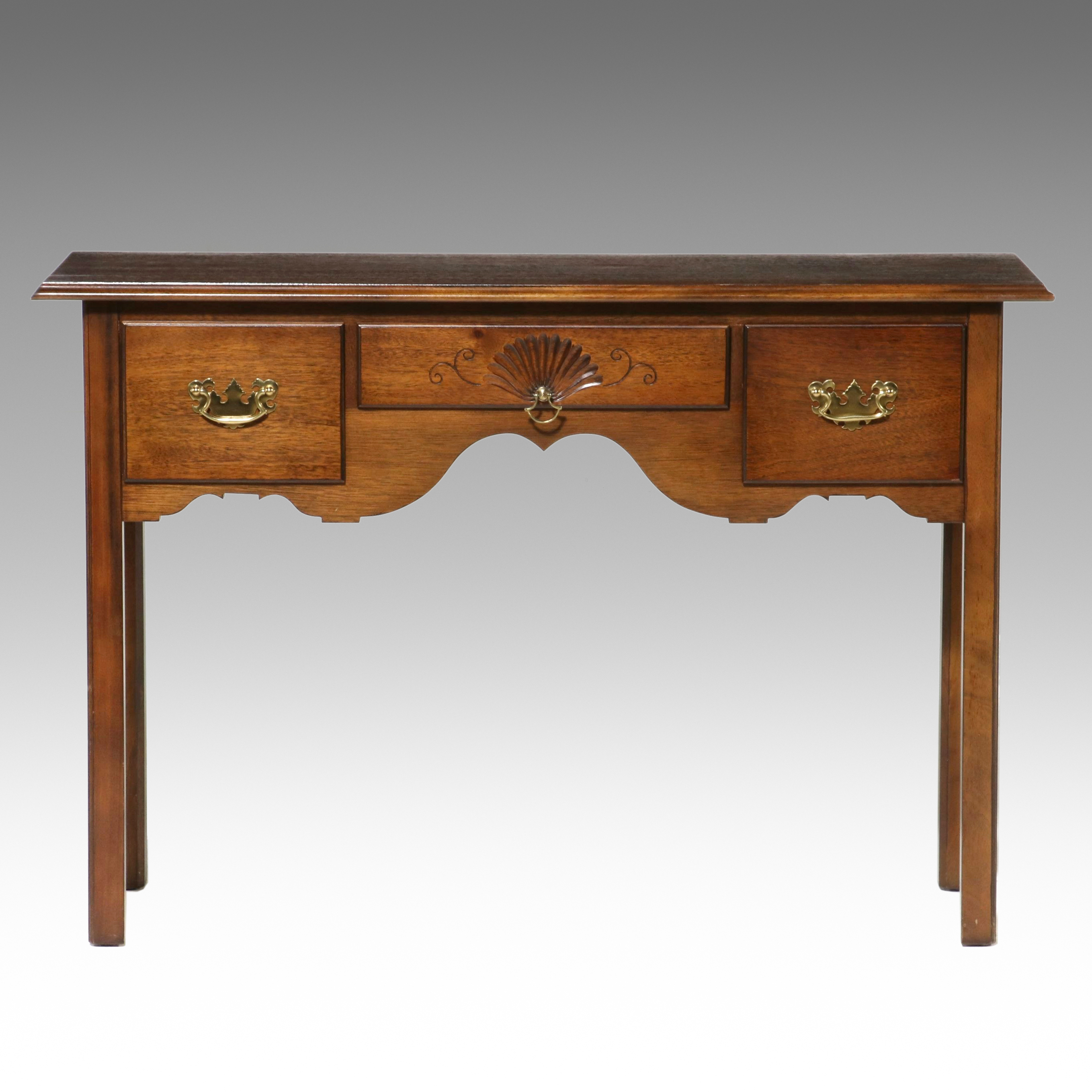 Chippendale Style Mahogany Lowboy Dressing Table, Mid to Late 20th Century