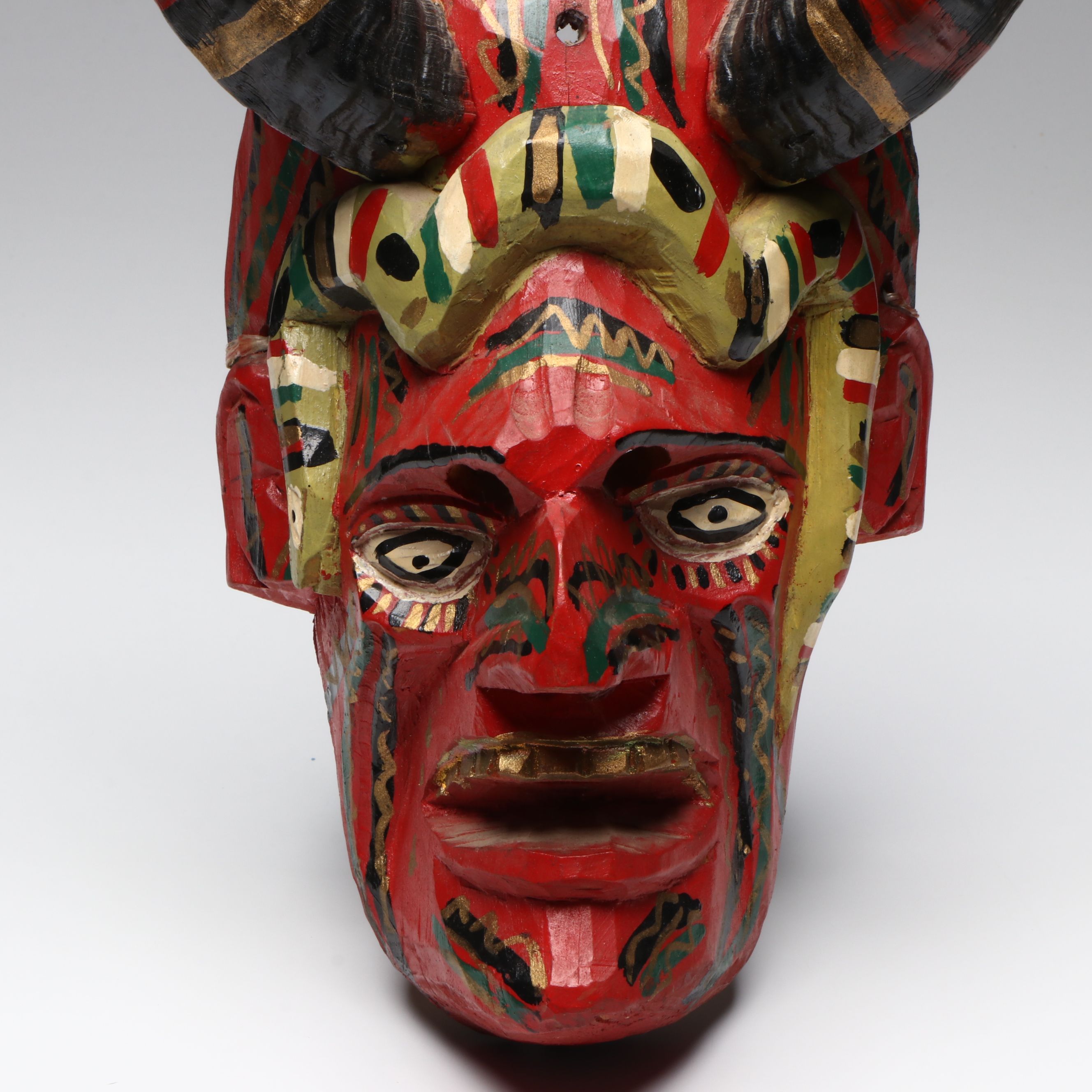 Mexican Day of the Dead Festival Mask, Mid-20th Century