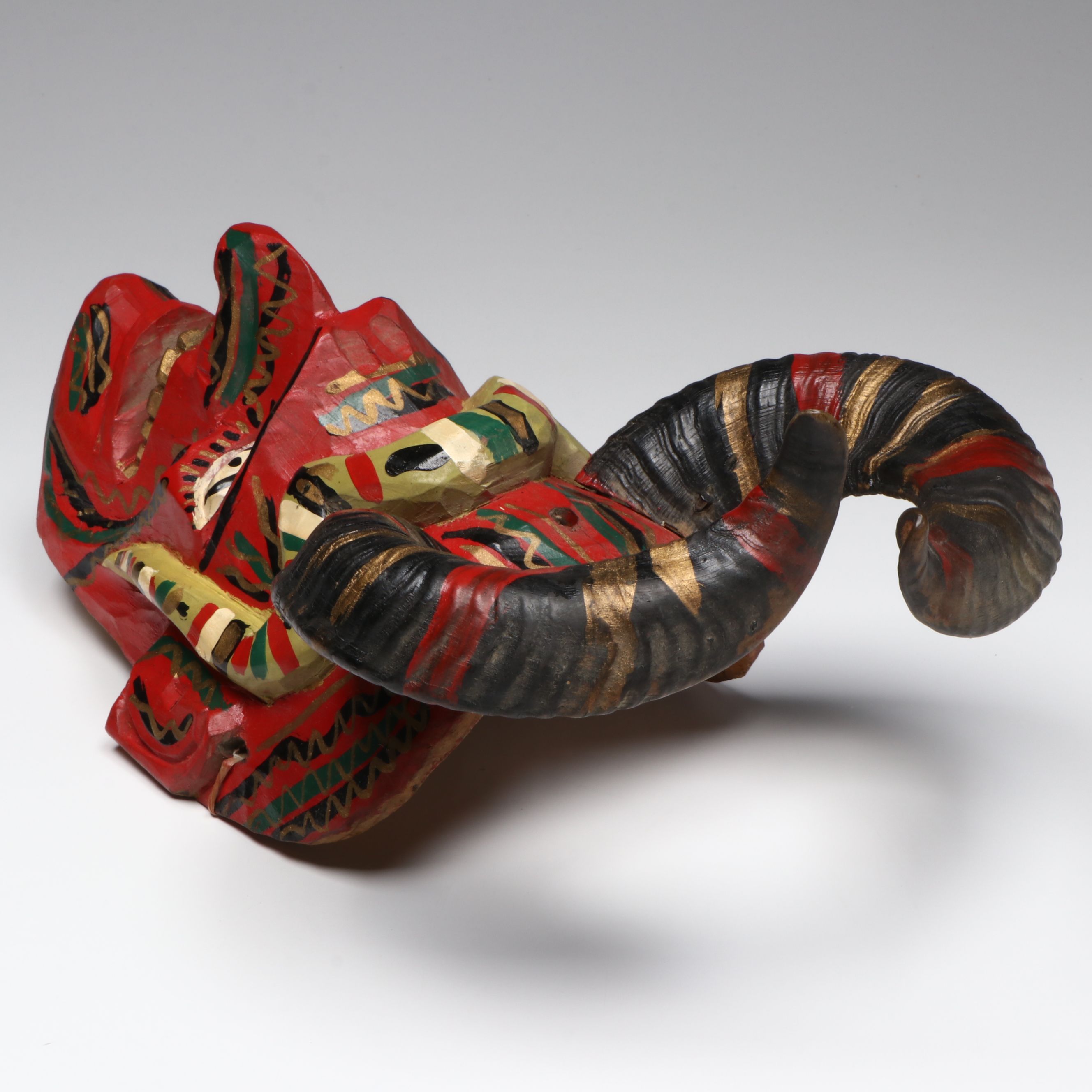 Mexican Day of the Dead Festival Mask, Mid-20th Century