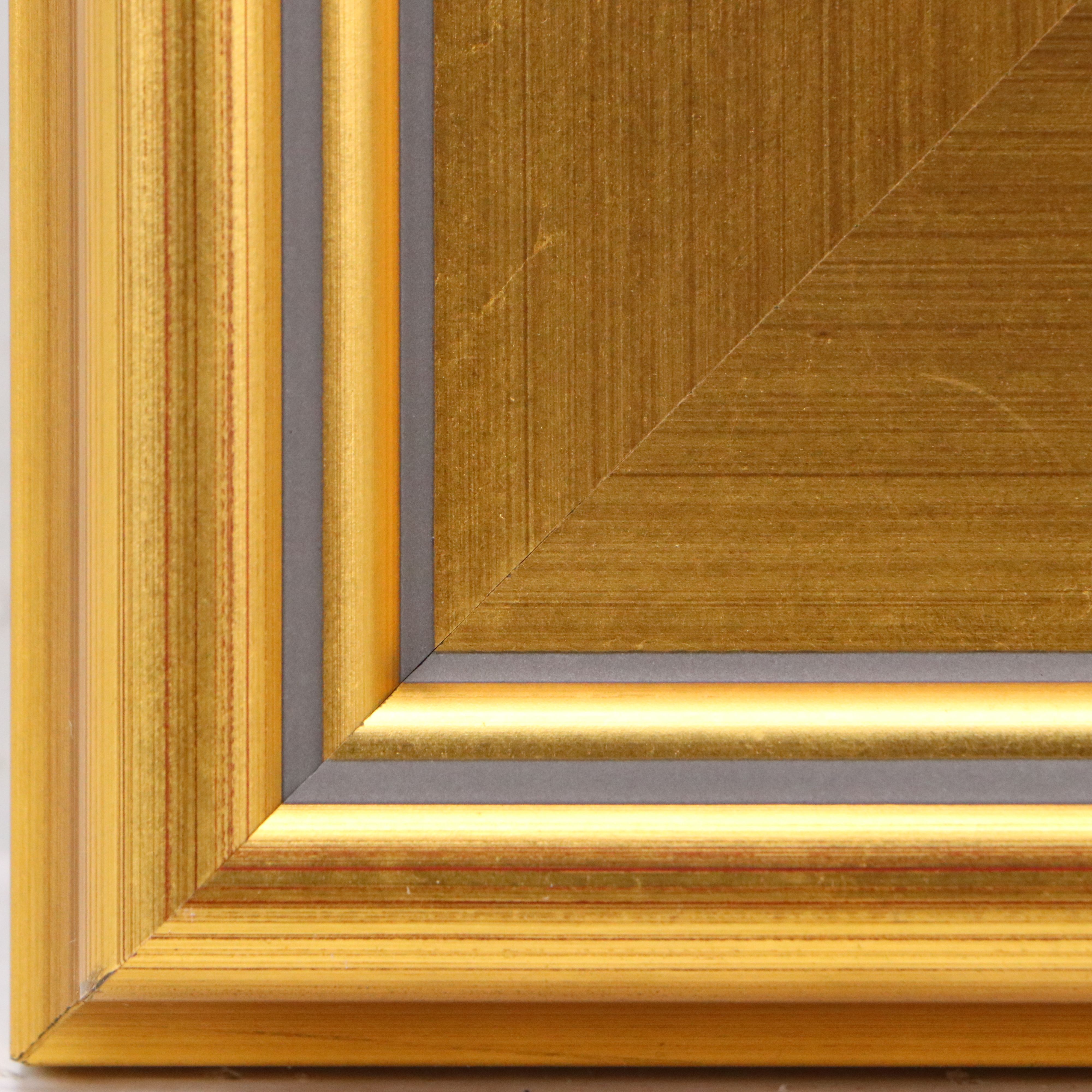 Sally Rosenbaum Impressionistic Oil Painting of Woman Reading in Garden, 21st C.