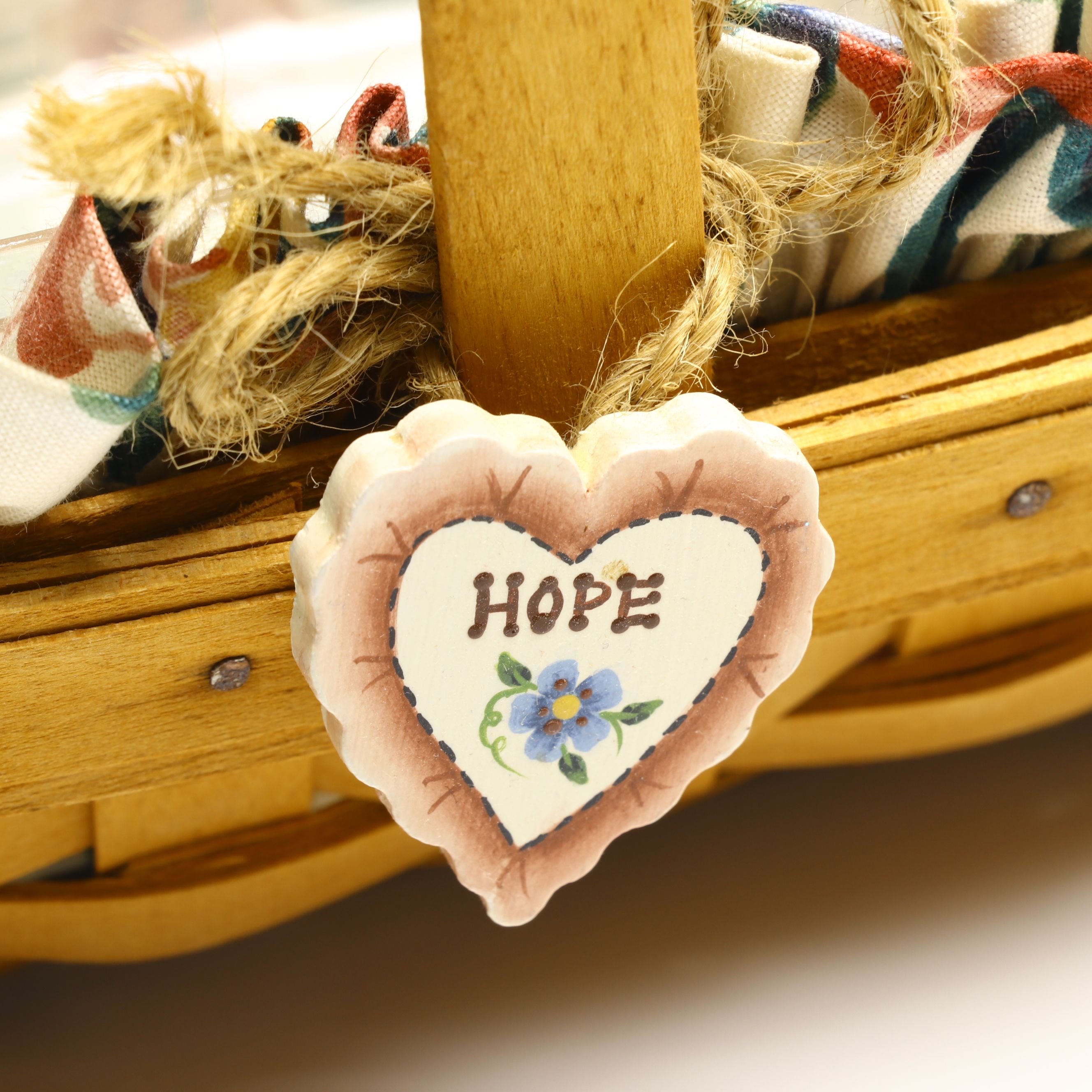 Longaberger Handwoven Maple Baskets with Print