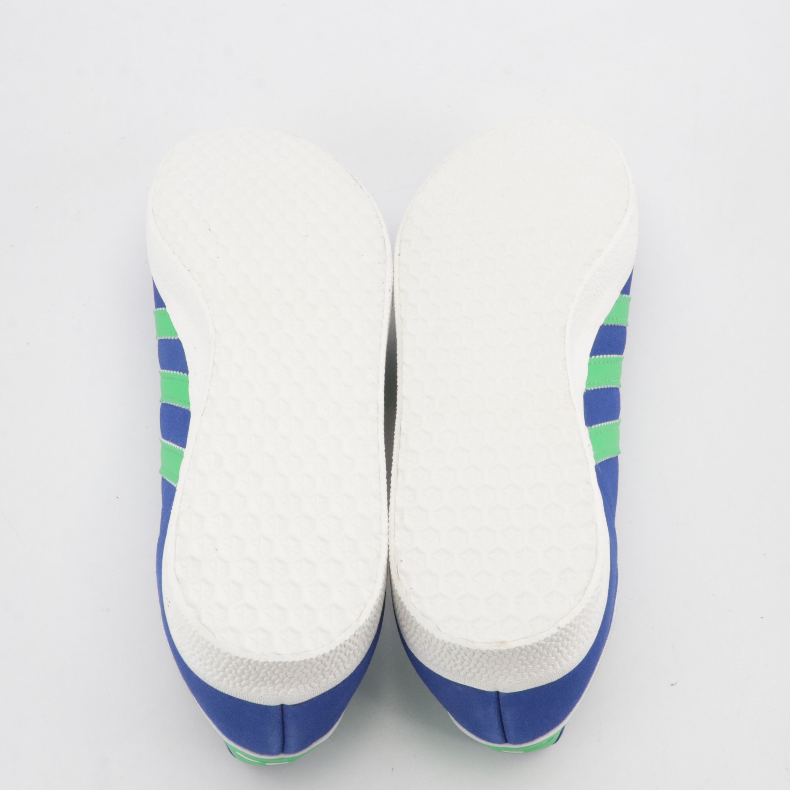 Men's Adidas Gazelle Sneakers in Royal Blue/Energy Green W/ Box & Retail Tag