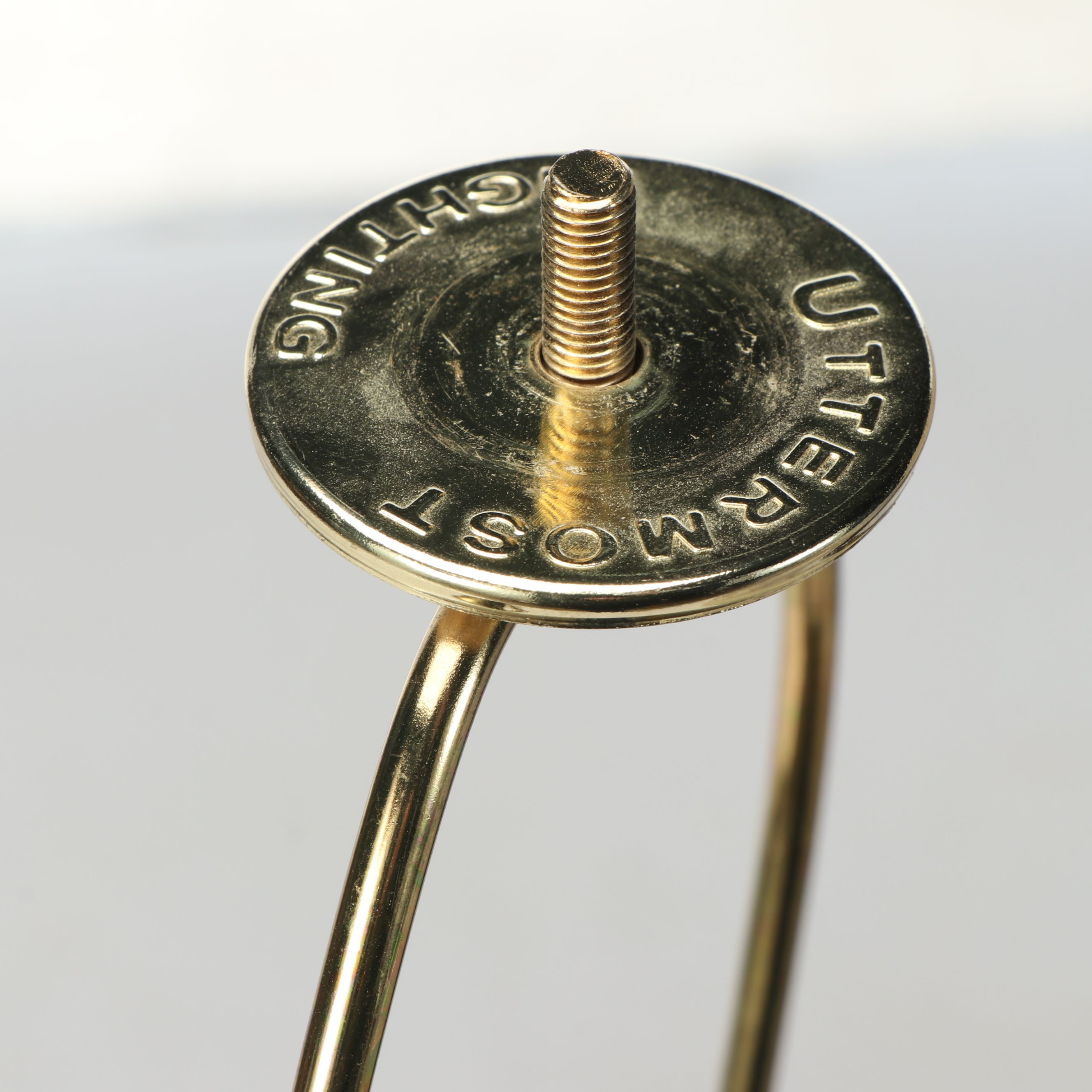 Uttermost "Cassian" Ceramic Table Lamps with Silk Drum Shades