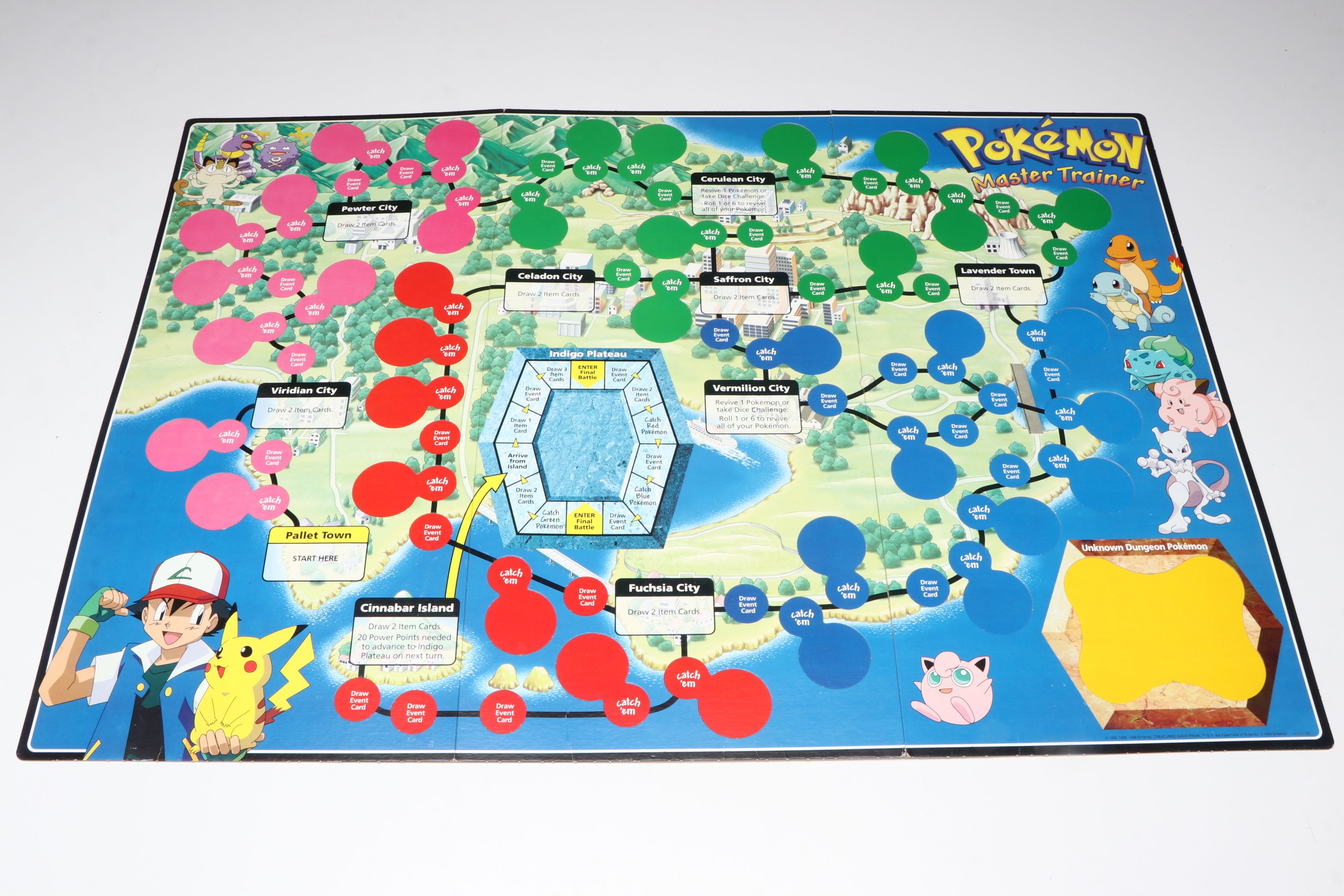 Pokémon Japanese Cards with Milton Bradley "Master Trainer" Board Game