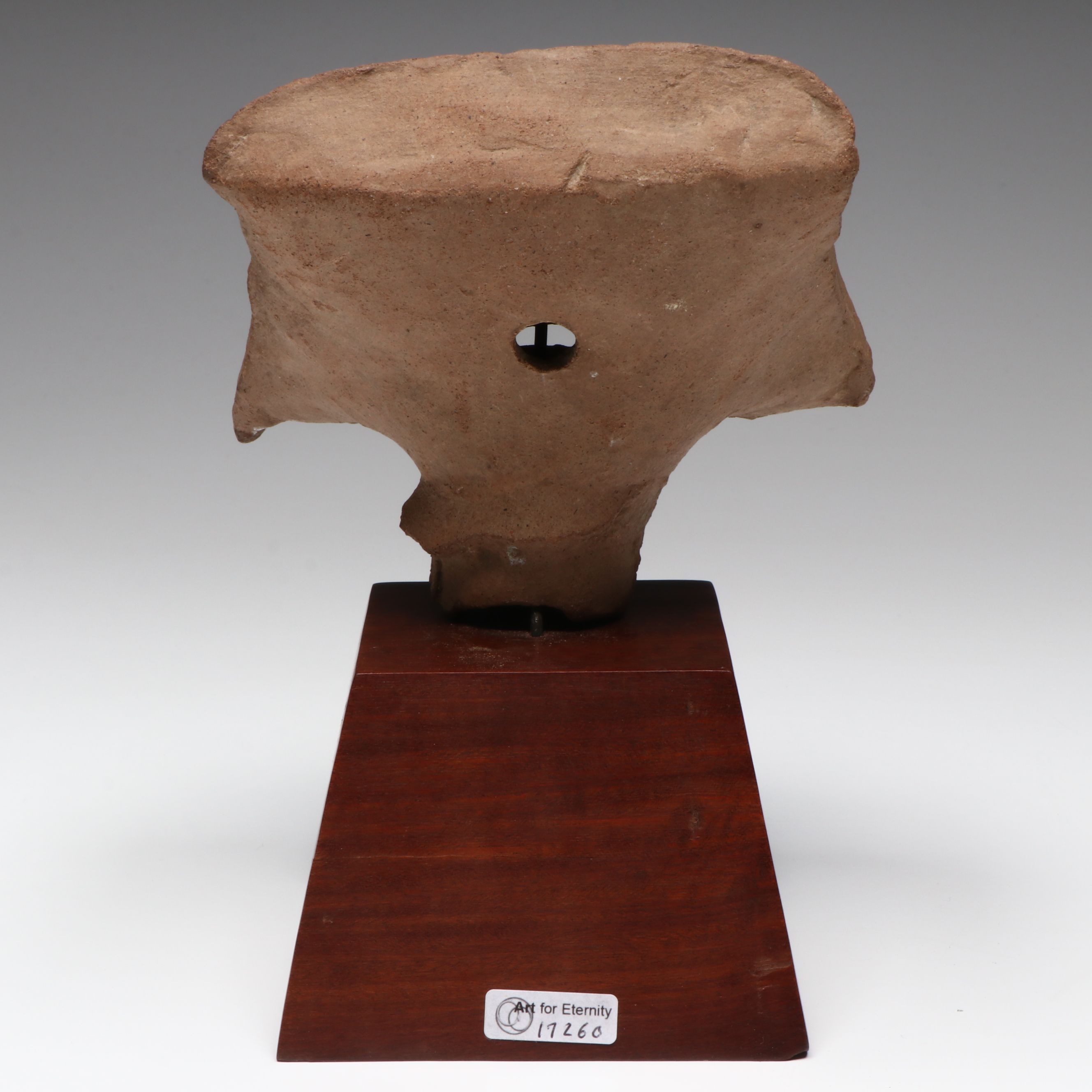 Veracruz Smiling Pottery Sonriente Head, Circa 600–800 CE