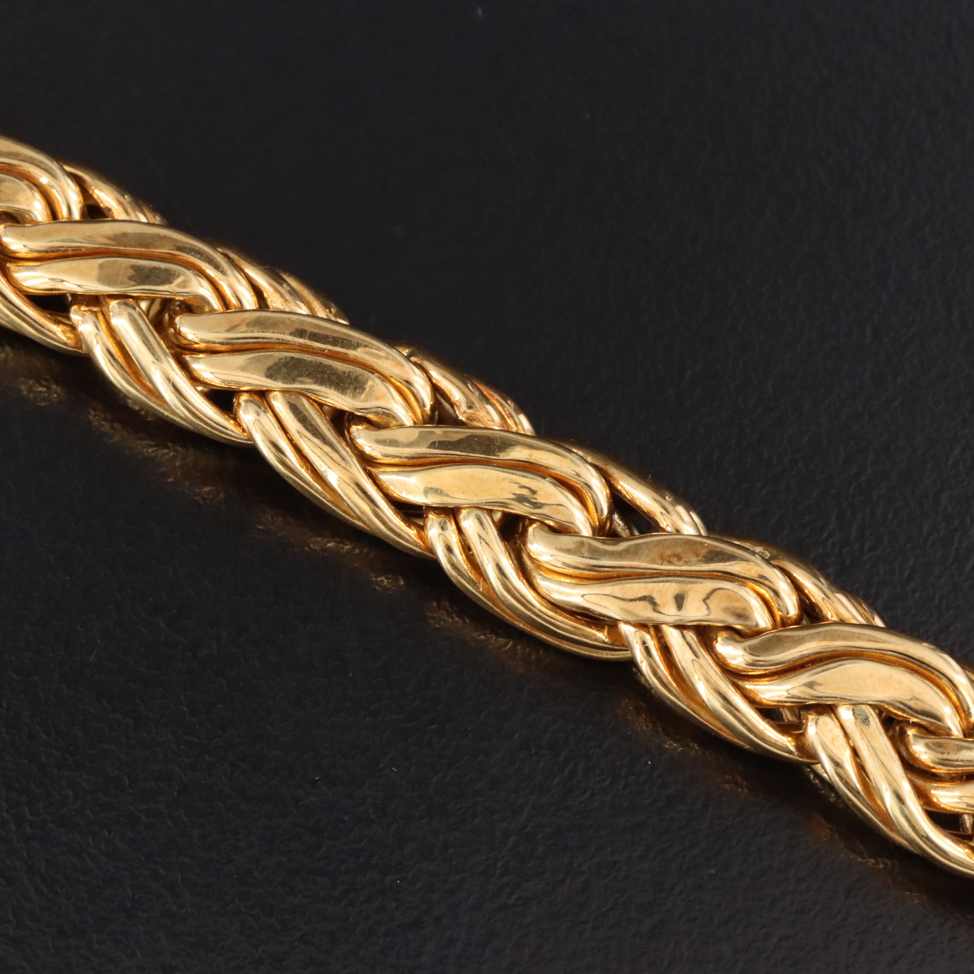 Tiffany & Co. 18K Braided Chain Bracelet