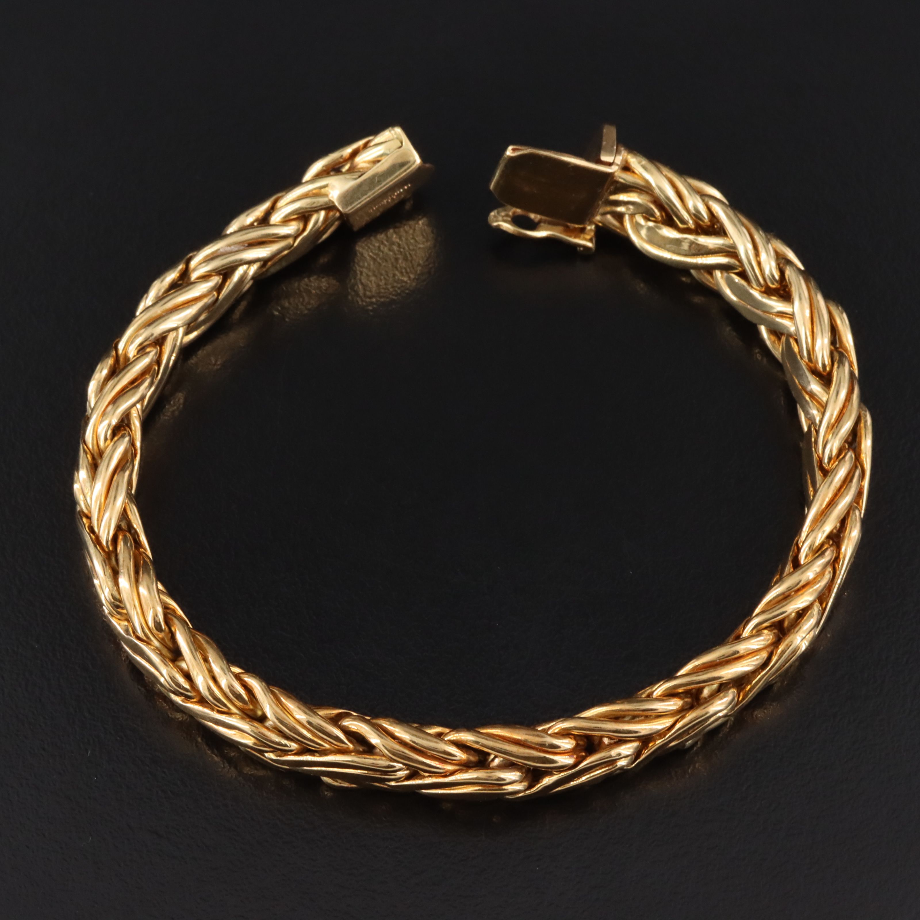 Tiffany & Co. 18K Braided Chain Bracelet