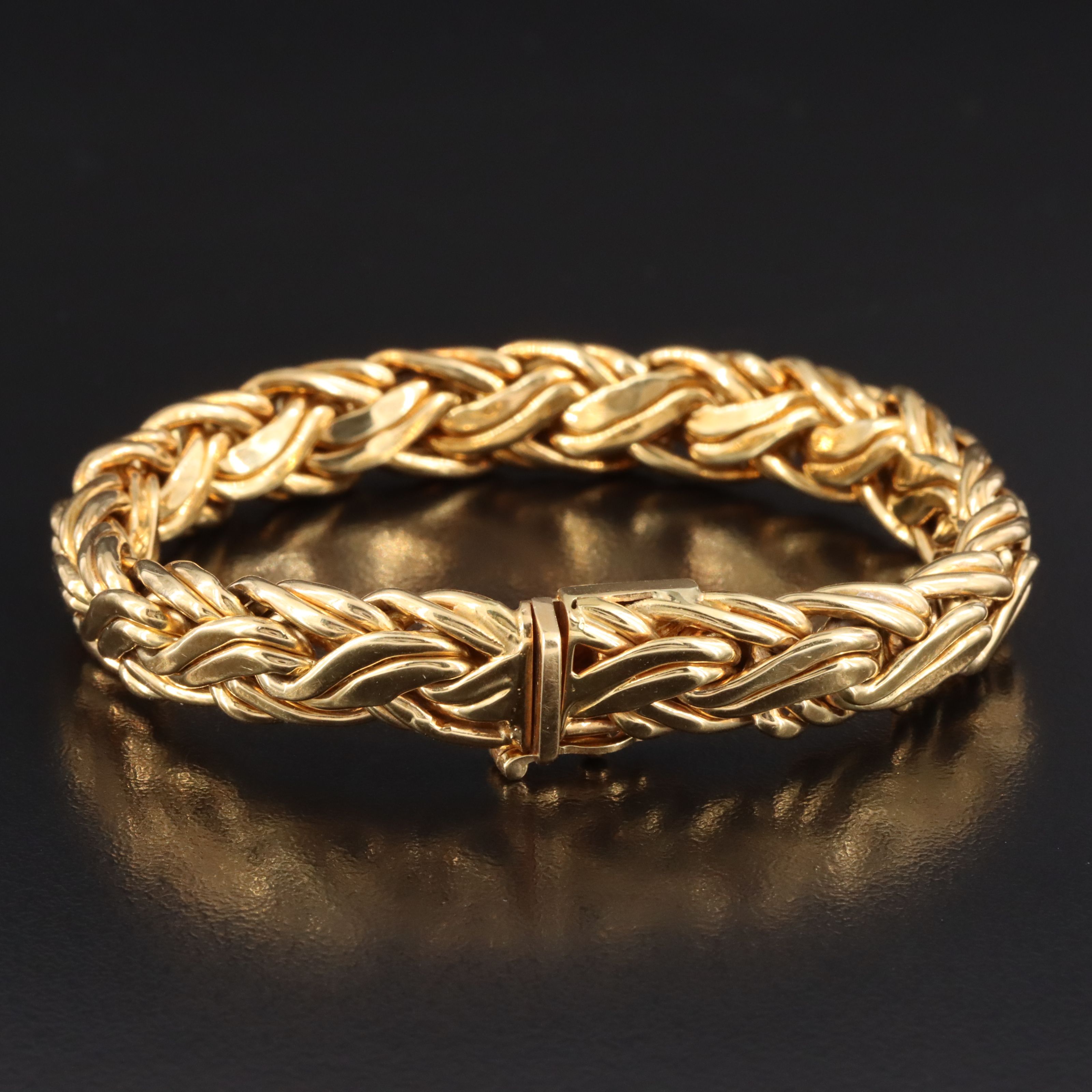 Tiffany & Co. 18K Braided Chain Bracelet