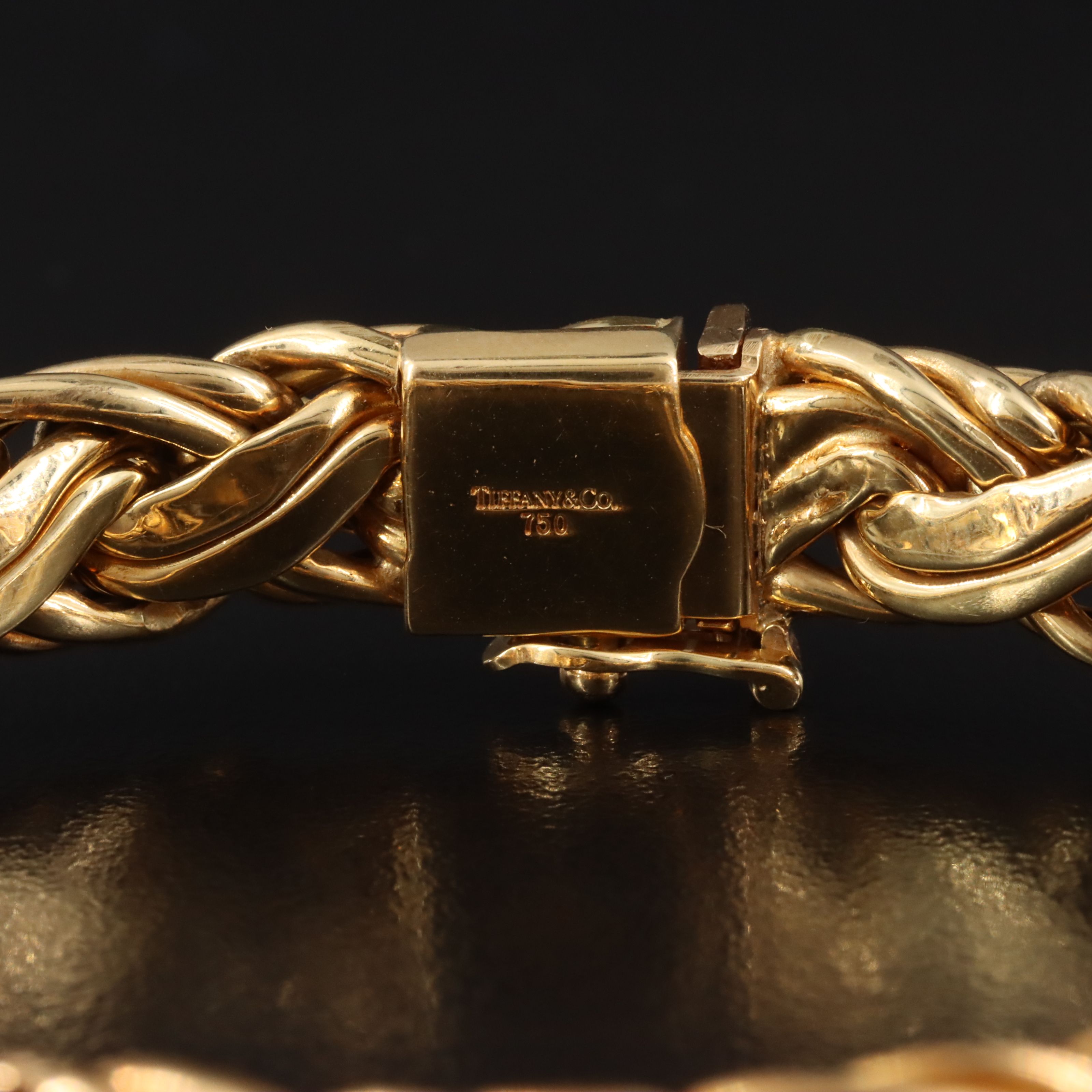 Tiffany & Co. 18K Braided Chain Bracelet