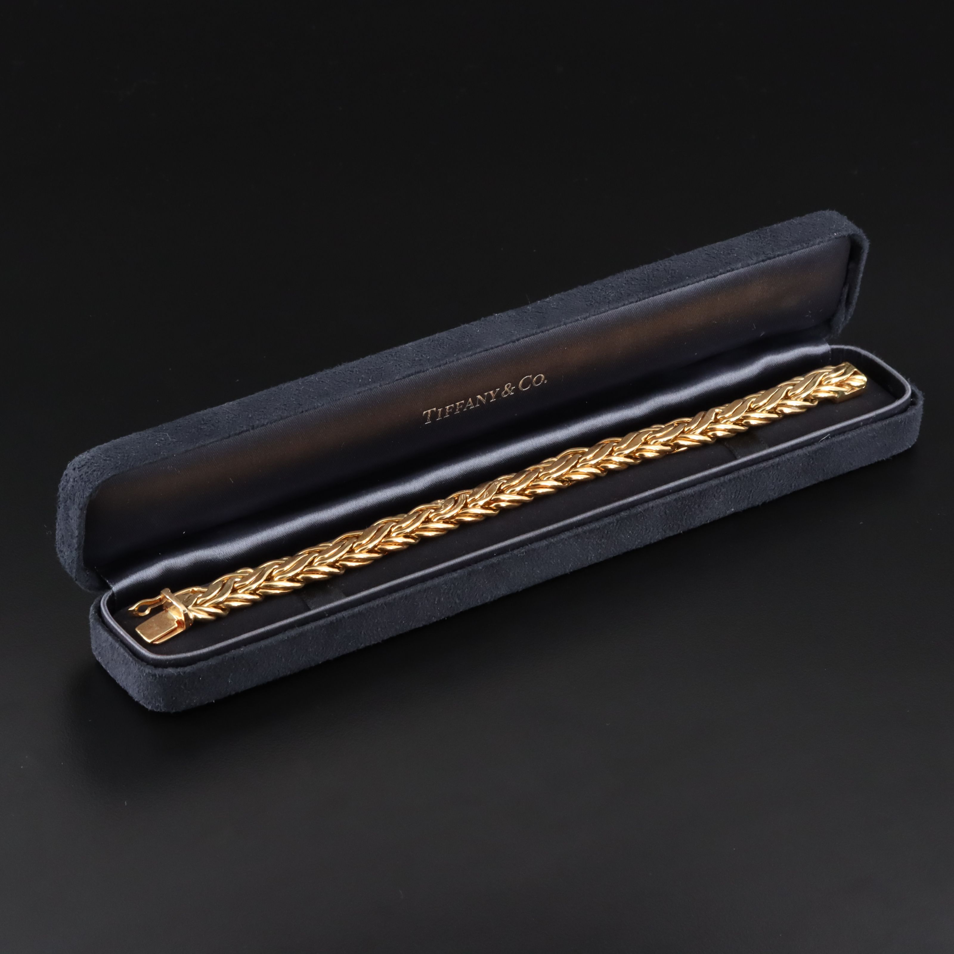 Tiffany & Co. 18K Braided Chain Bracelet