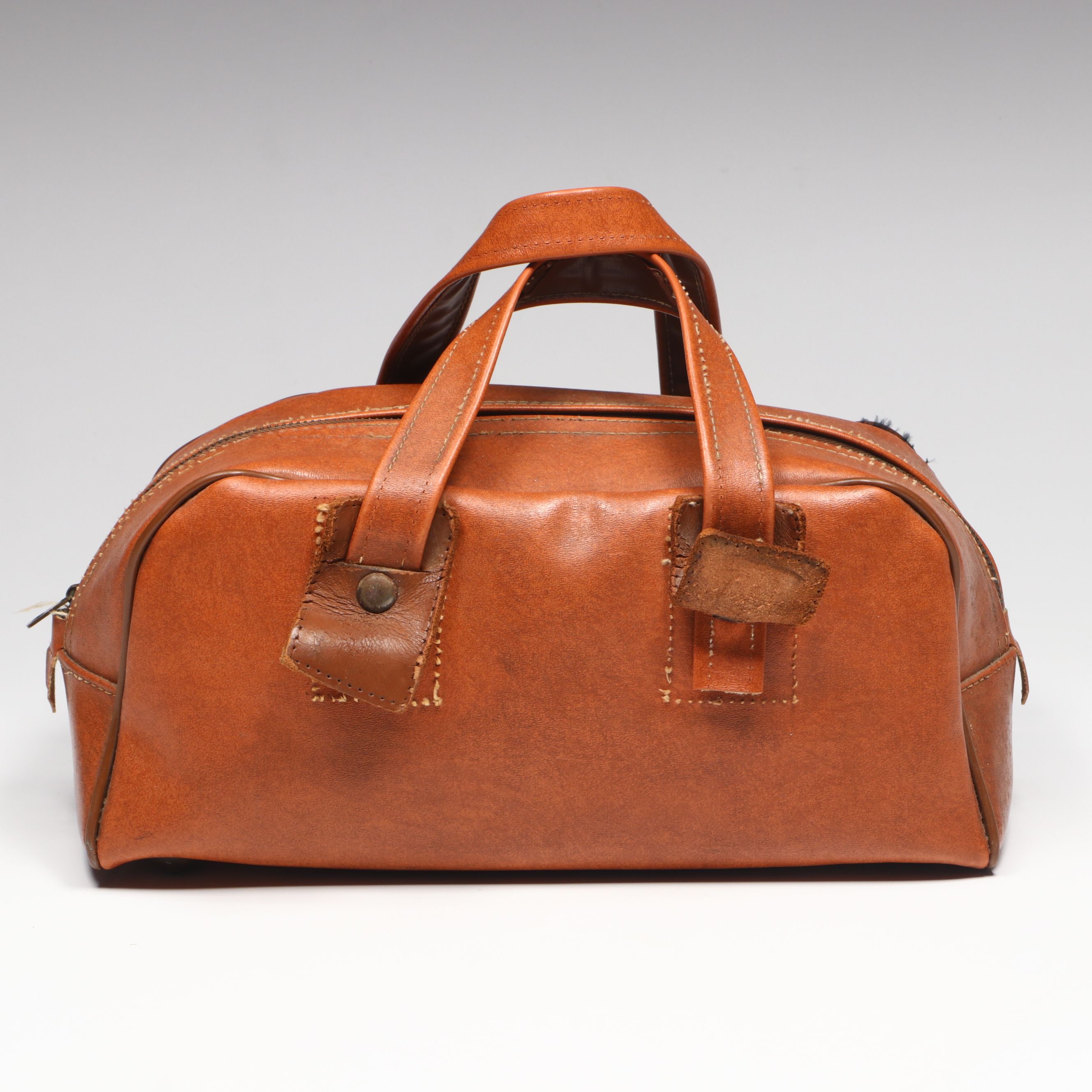 Leather Bowling Bag with Brunswick Marble Finish Bowling Balls