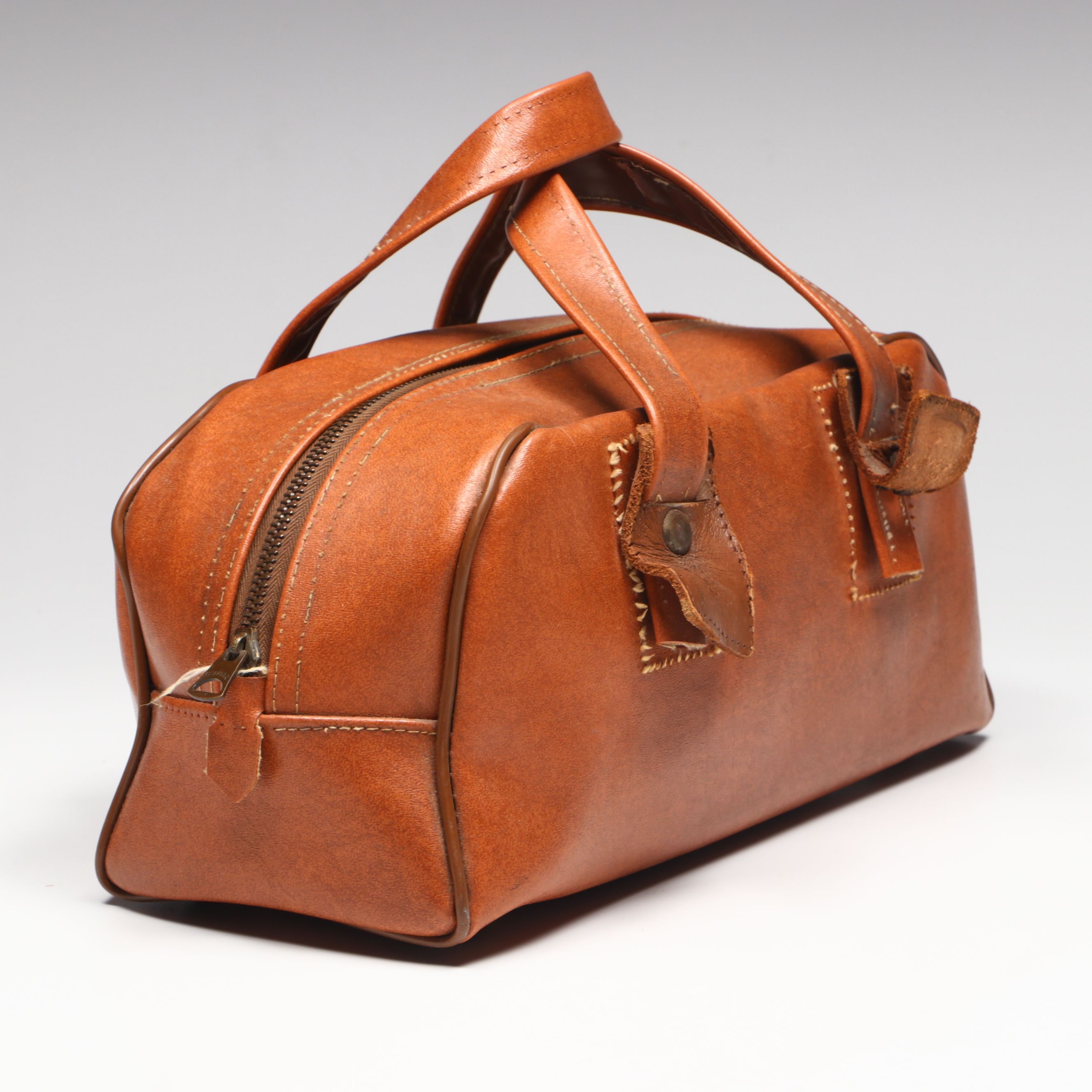 Leather Bowling Bag with Brunswick Marble Finish Bowling Balls
