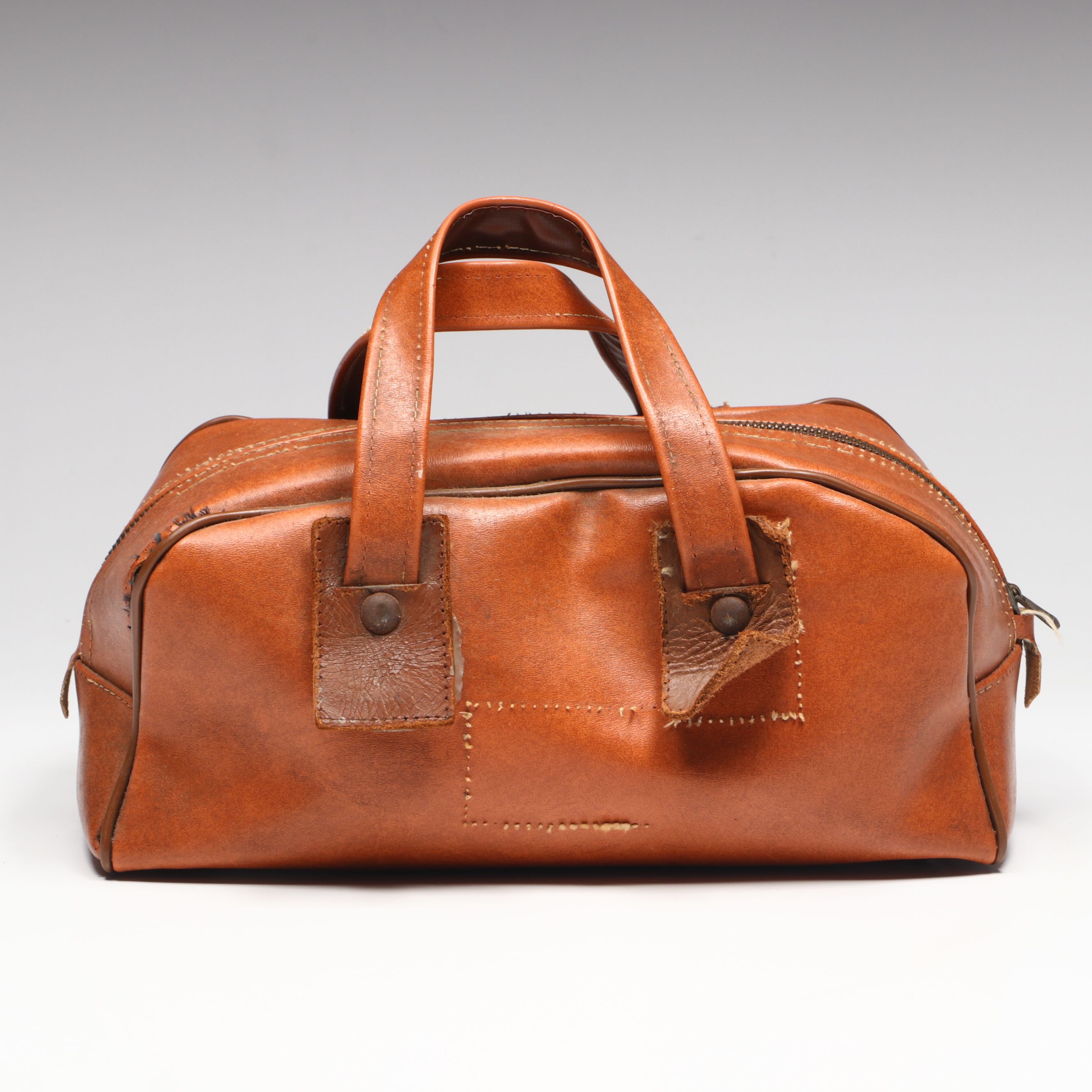 Leather Bowling Bag with Brunswick Marble Finish Bowling Balls
