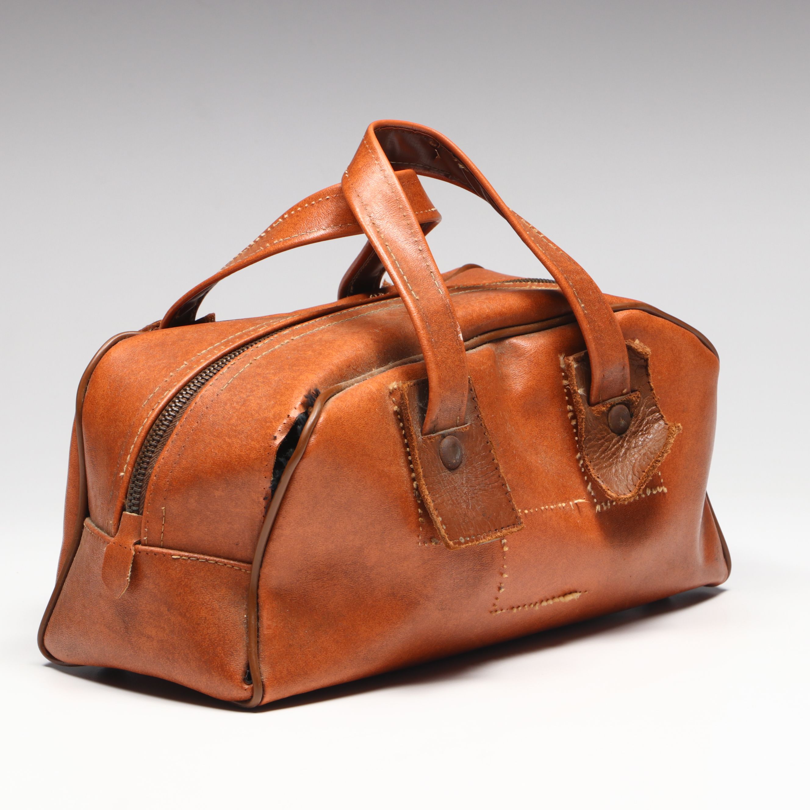 Leather Bowling Bag with Brunswick Marble Finish Bowling Balls