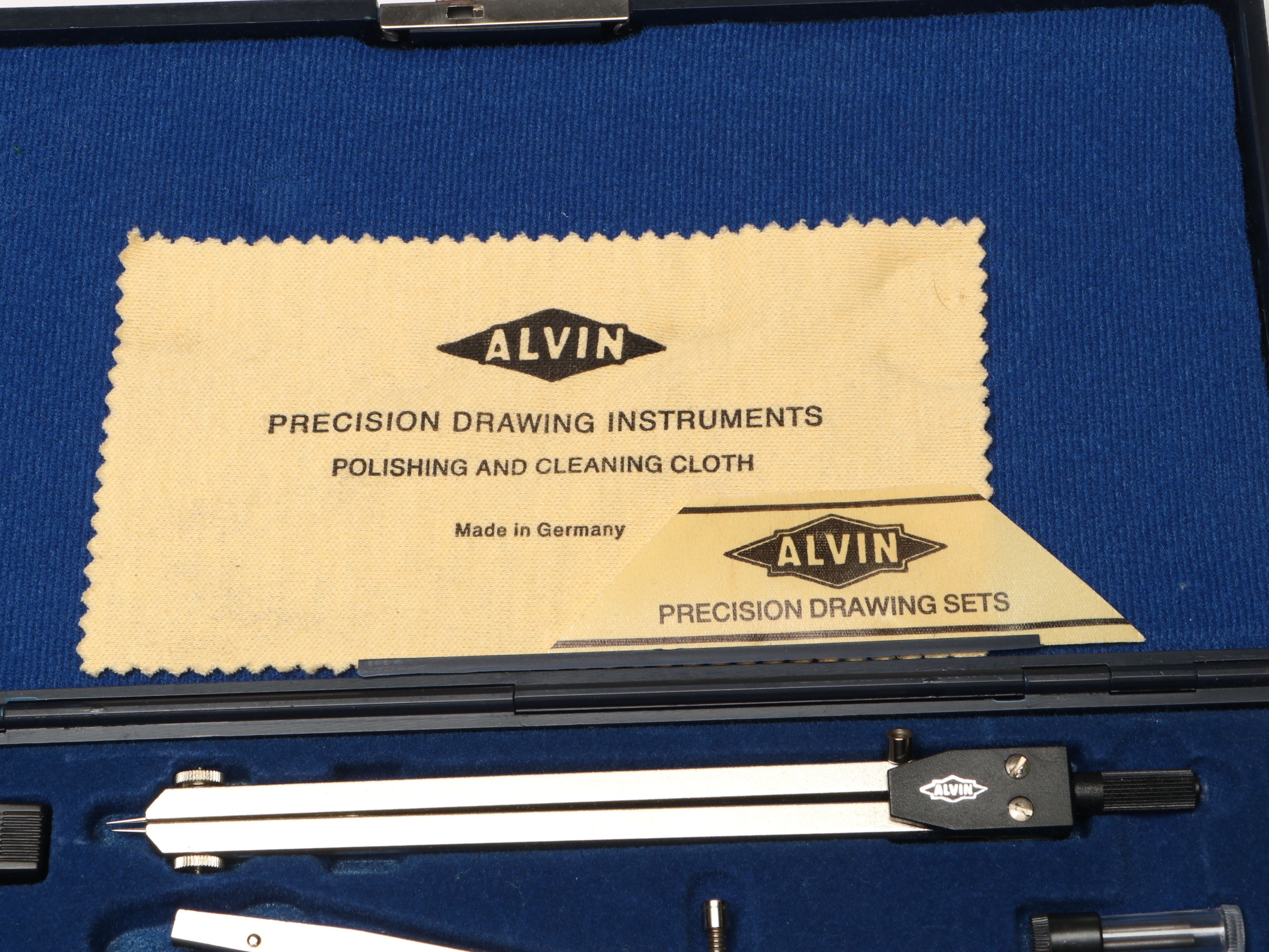 Alvin Drawing Instruments with Brown & Sharpe Micrometer and Other Caliper