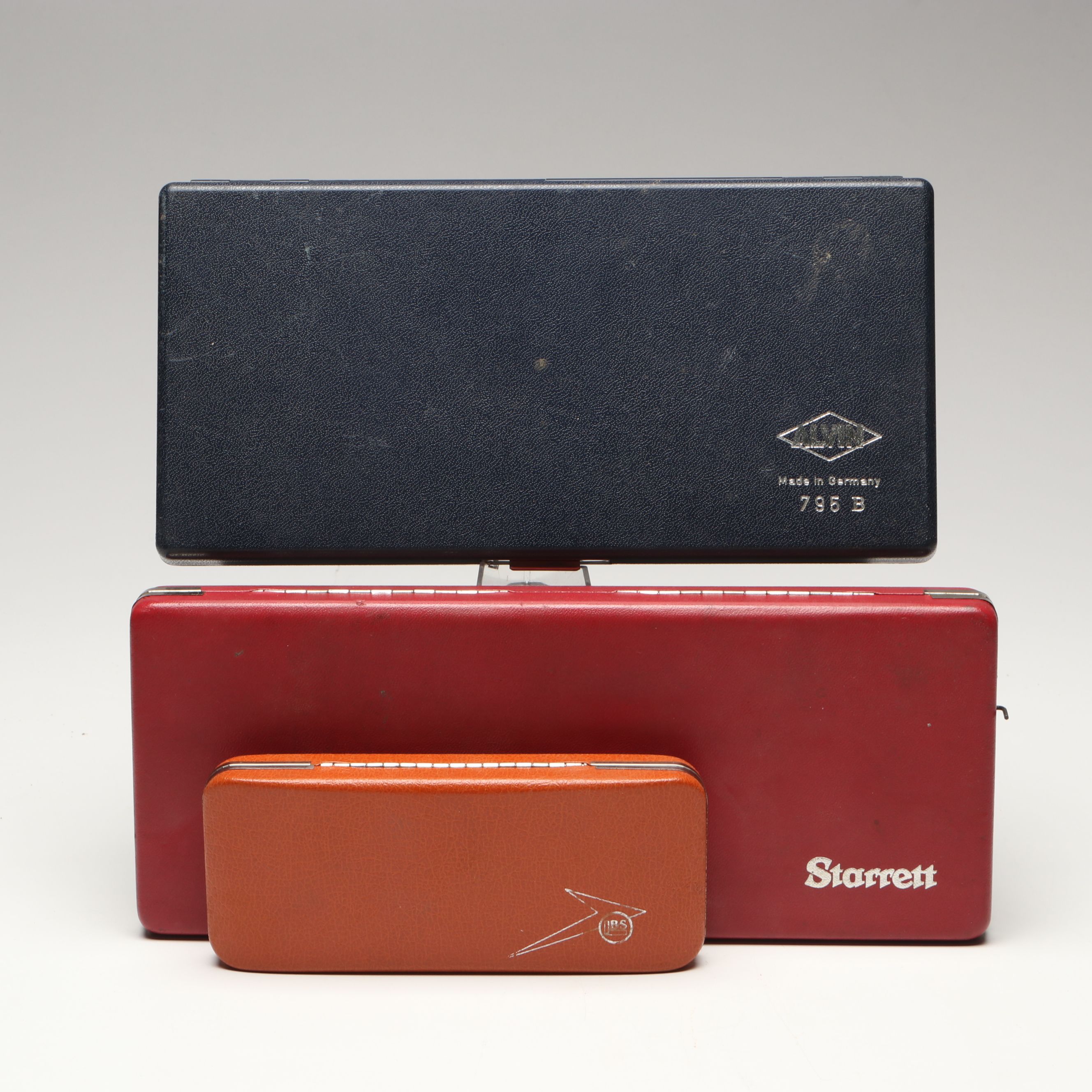 Alvin Drawing Instruments with Brown & Sharpe Micrometer and Other Caliper