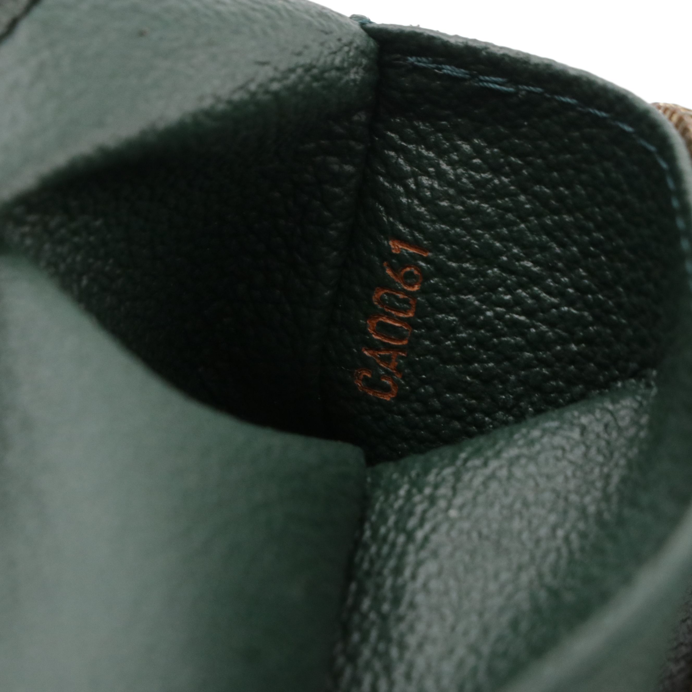 Louis Vuitton Palana Soft Toiletry Pouch in Dark Green Taïga Leather