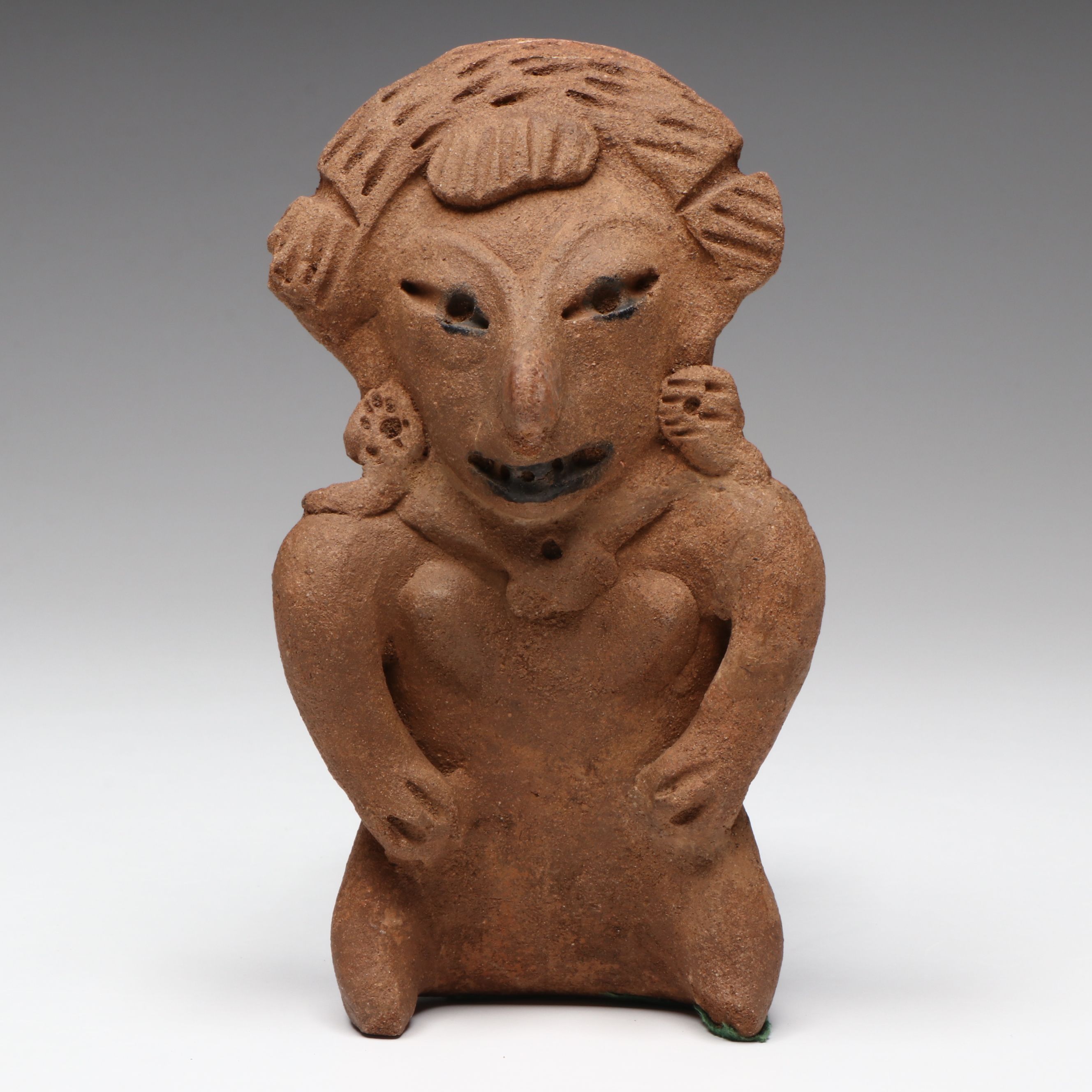 Veracruz Pottery Seated Female Figure, Circa 600–900 CE