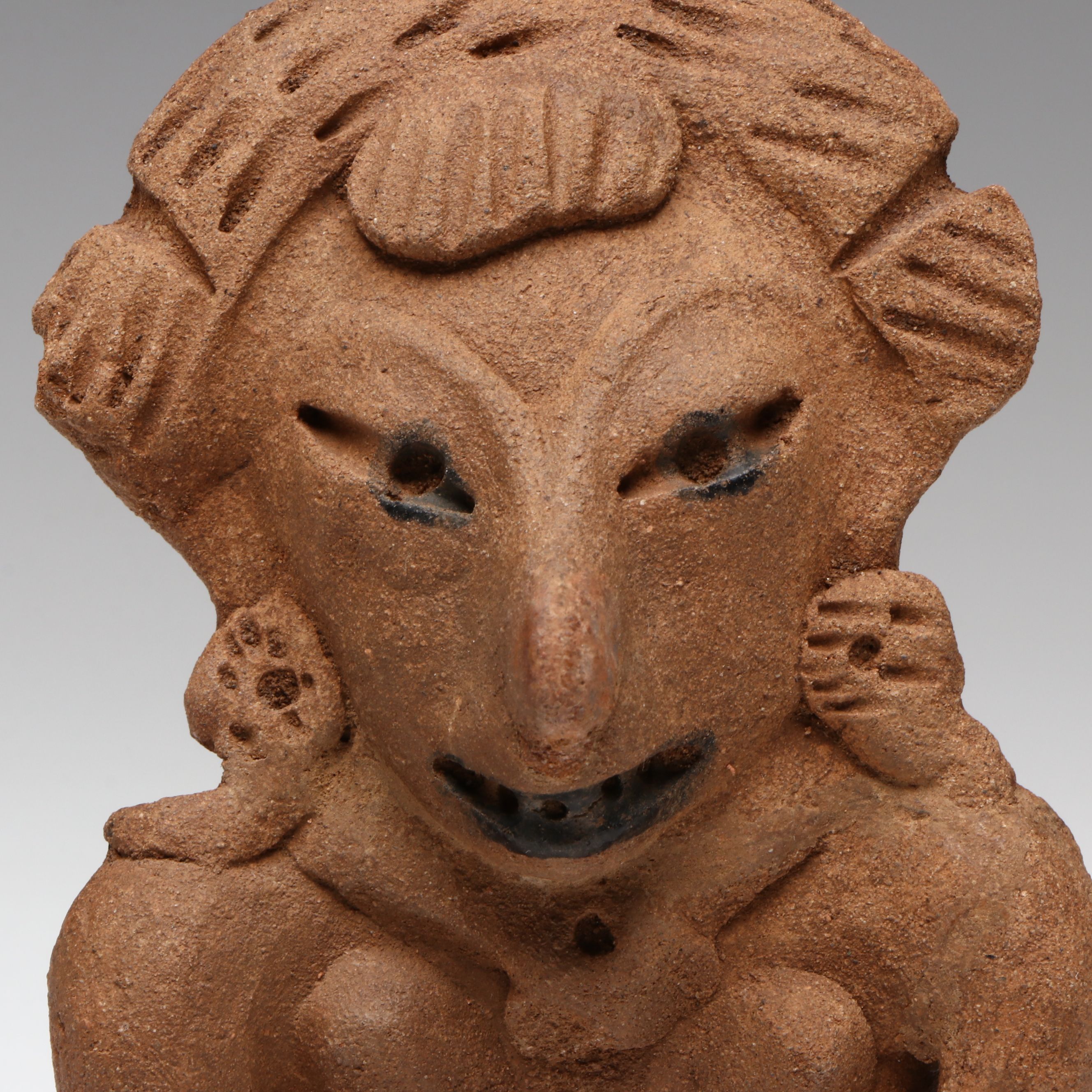 Veracruz Pottery Seated Female Figure, Circa 600–900 CE
