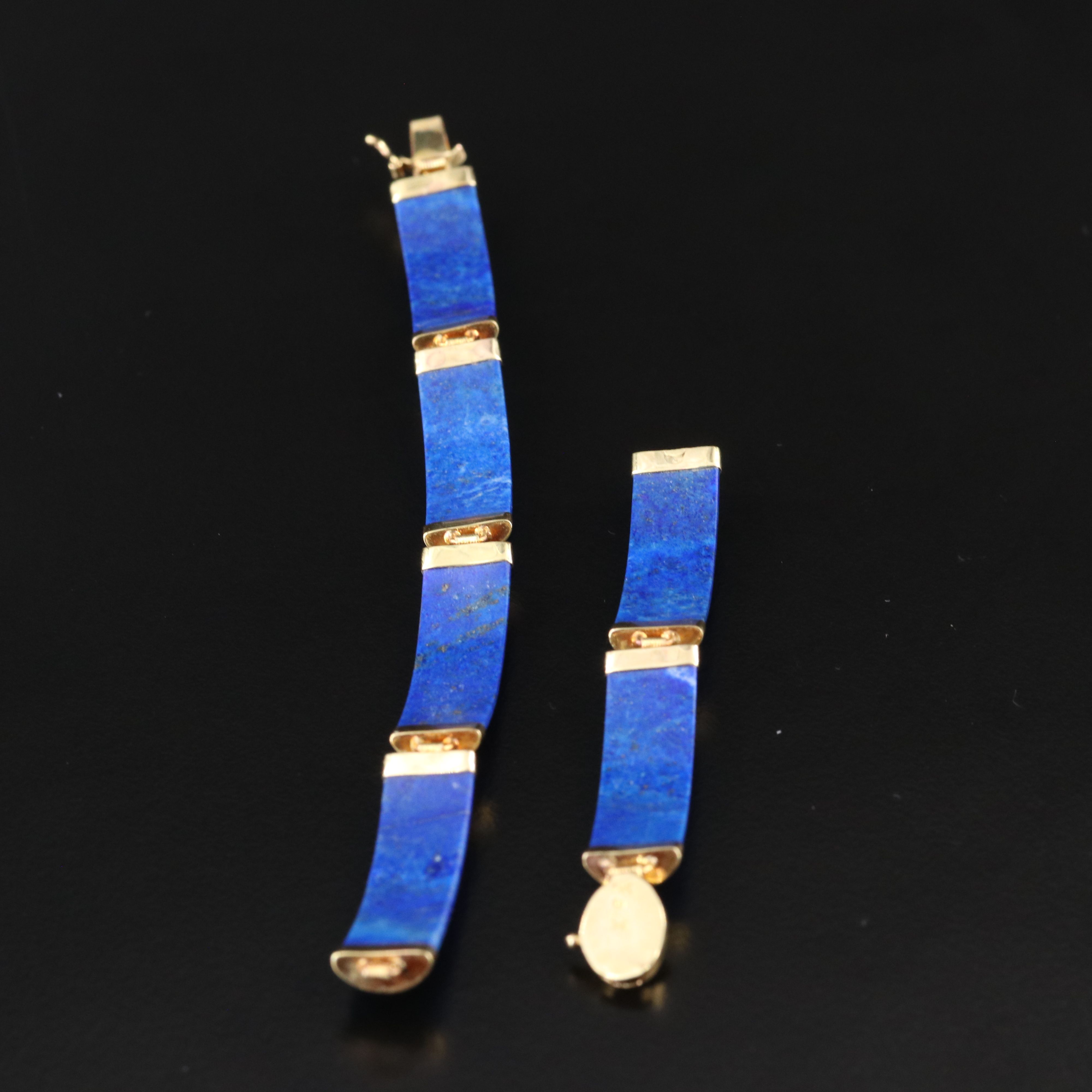 14K Lapis Lazuli Bracelet