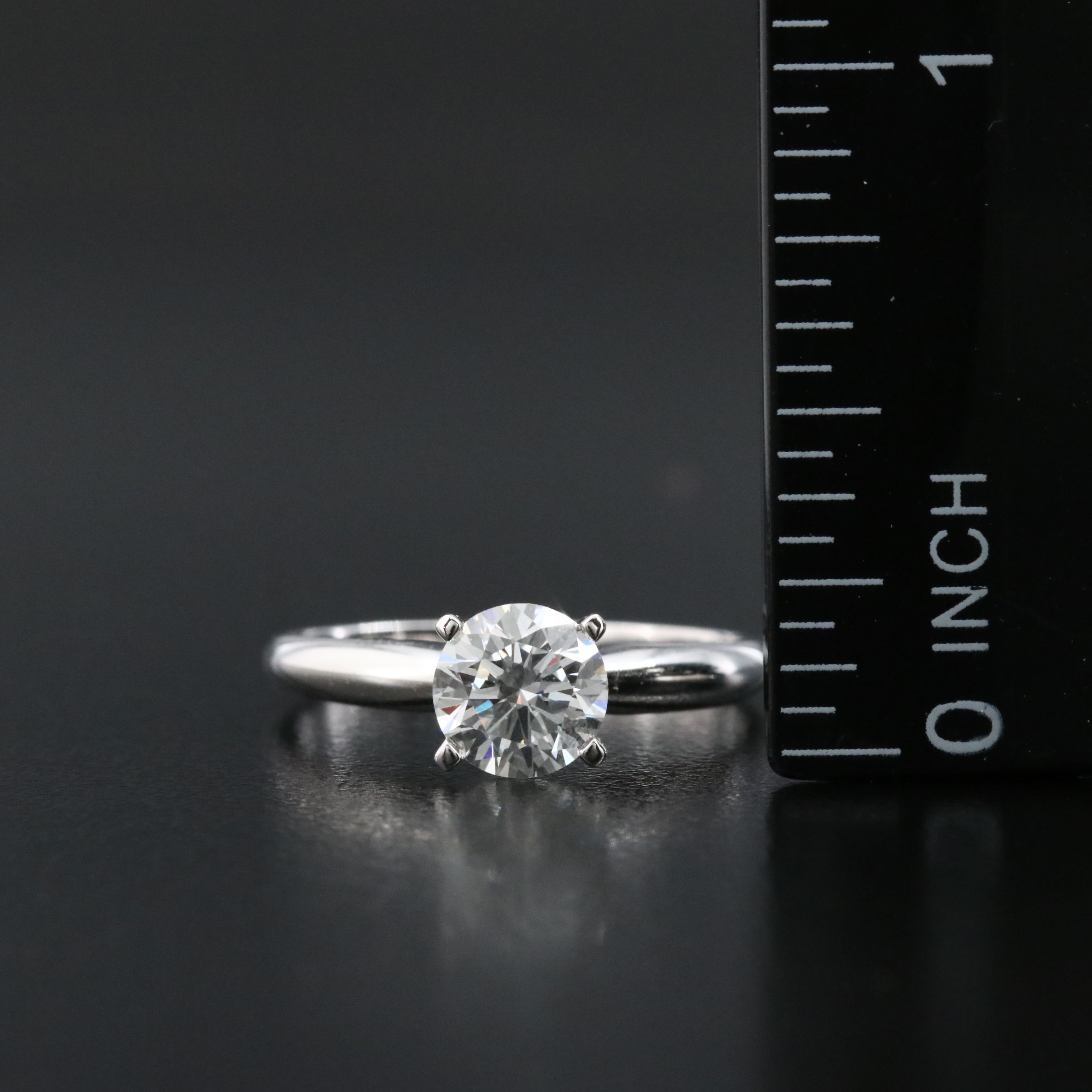 14K 1.08 CT Lab Grown Diamond Solitaire Ring