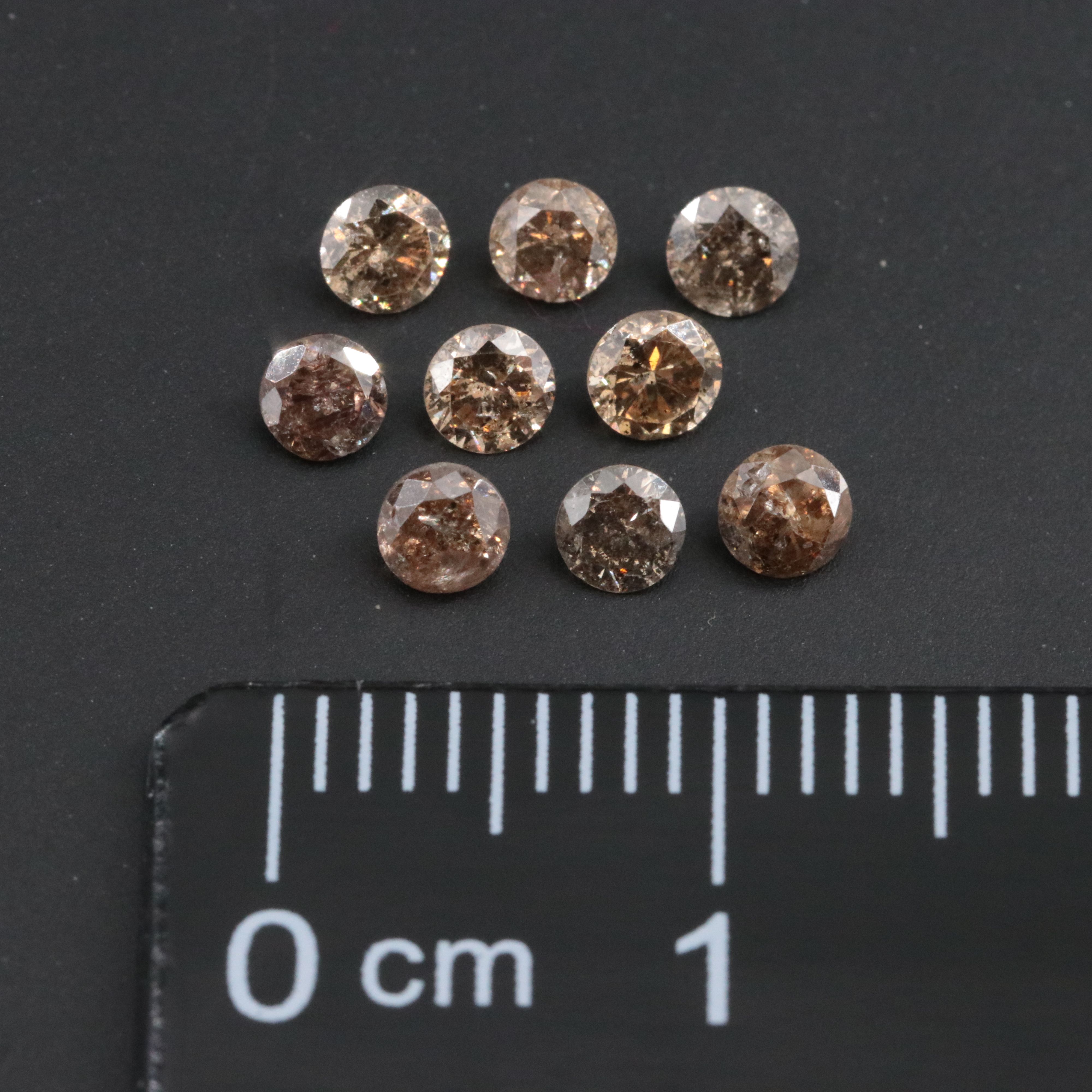 Loose 1.06 CTW Diamond Lot Including Fancy Brown