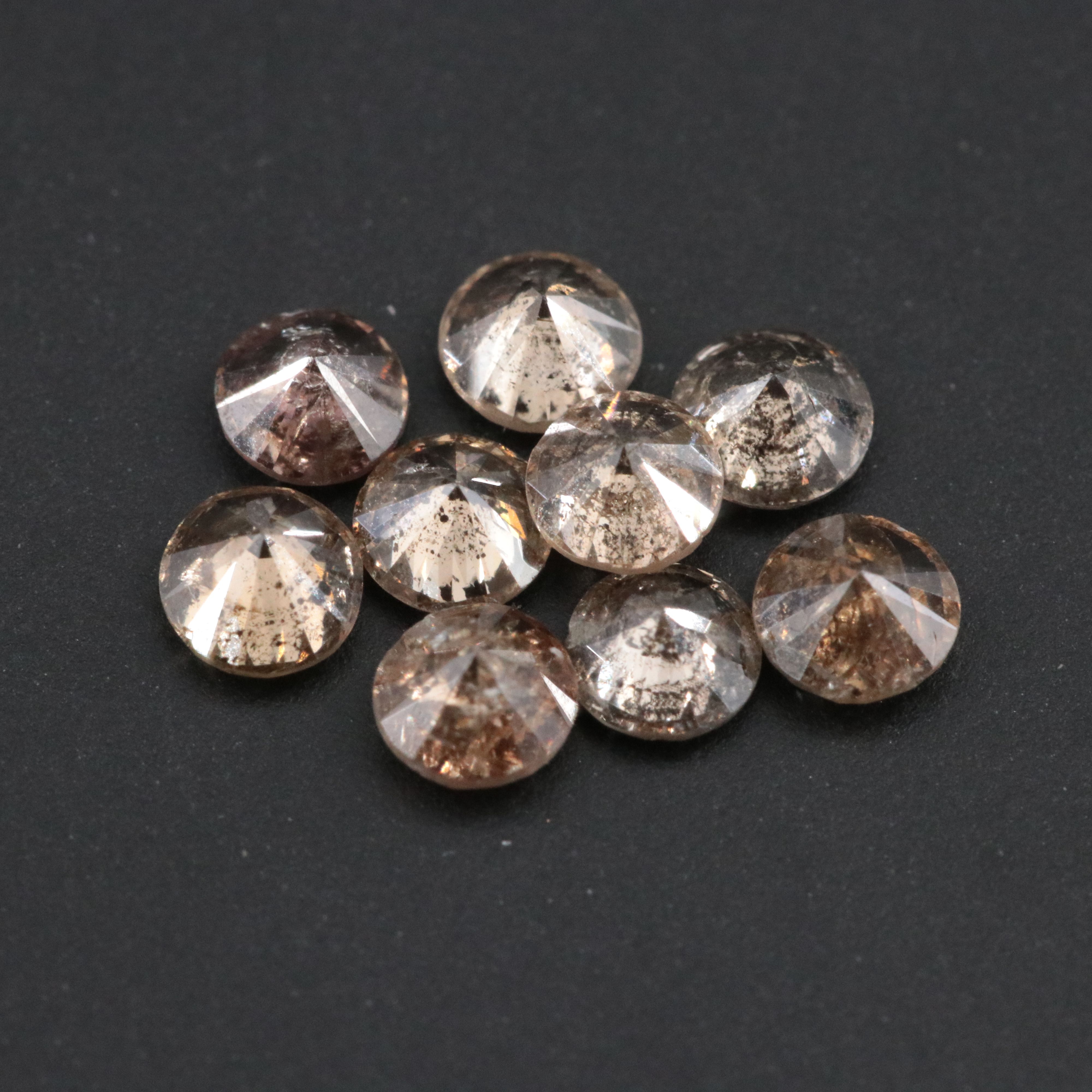 Loose 1.06 CTW Diamond Lot Including Fancy Brown