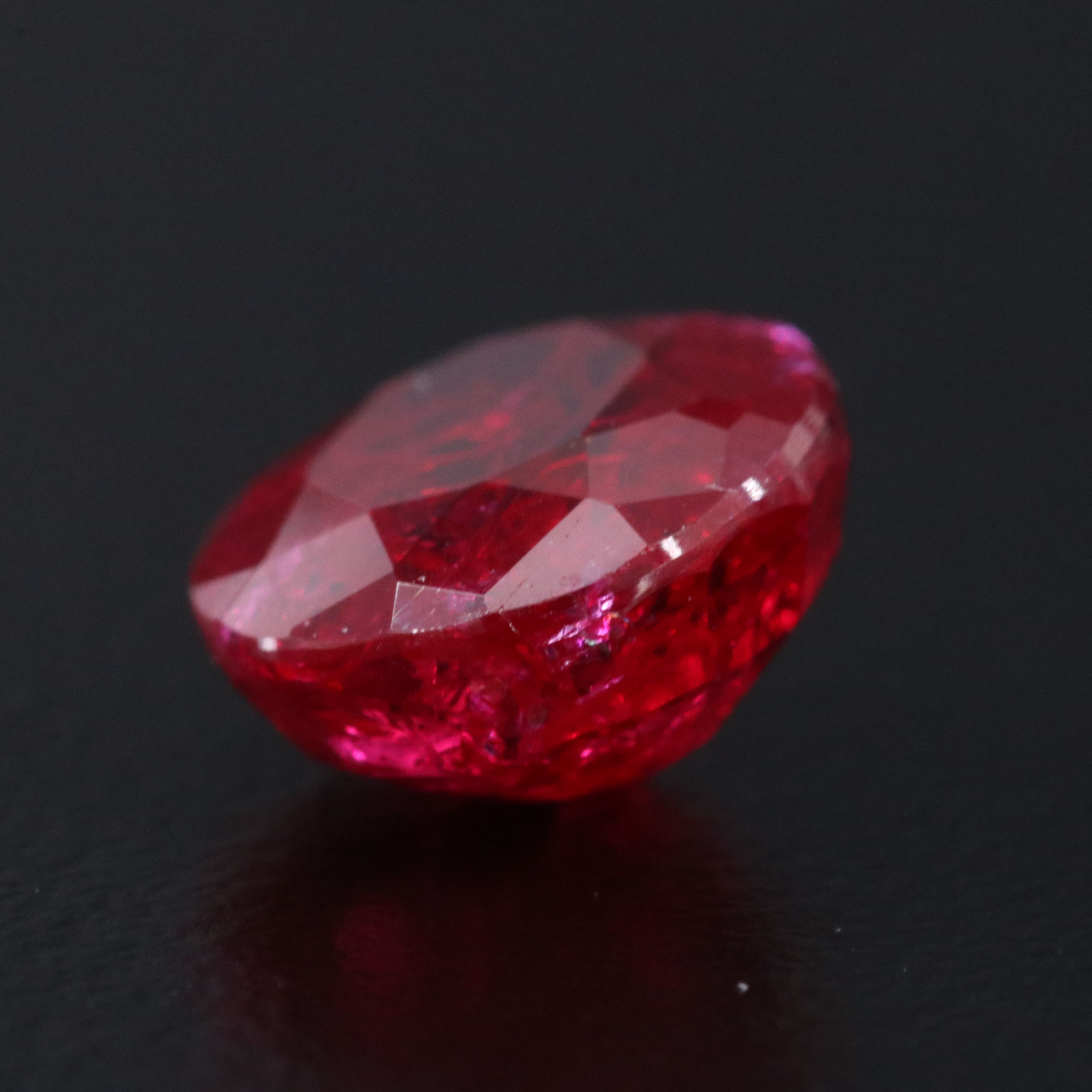 Loose 6.84 CT Lab Grown Ruby