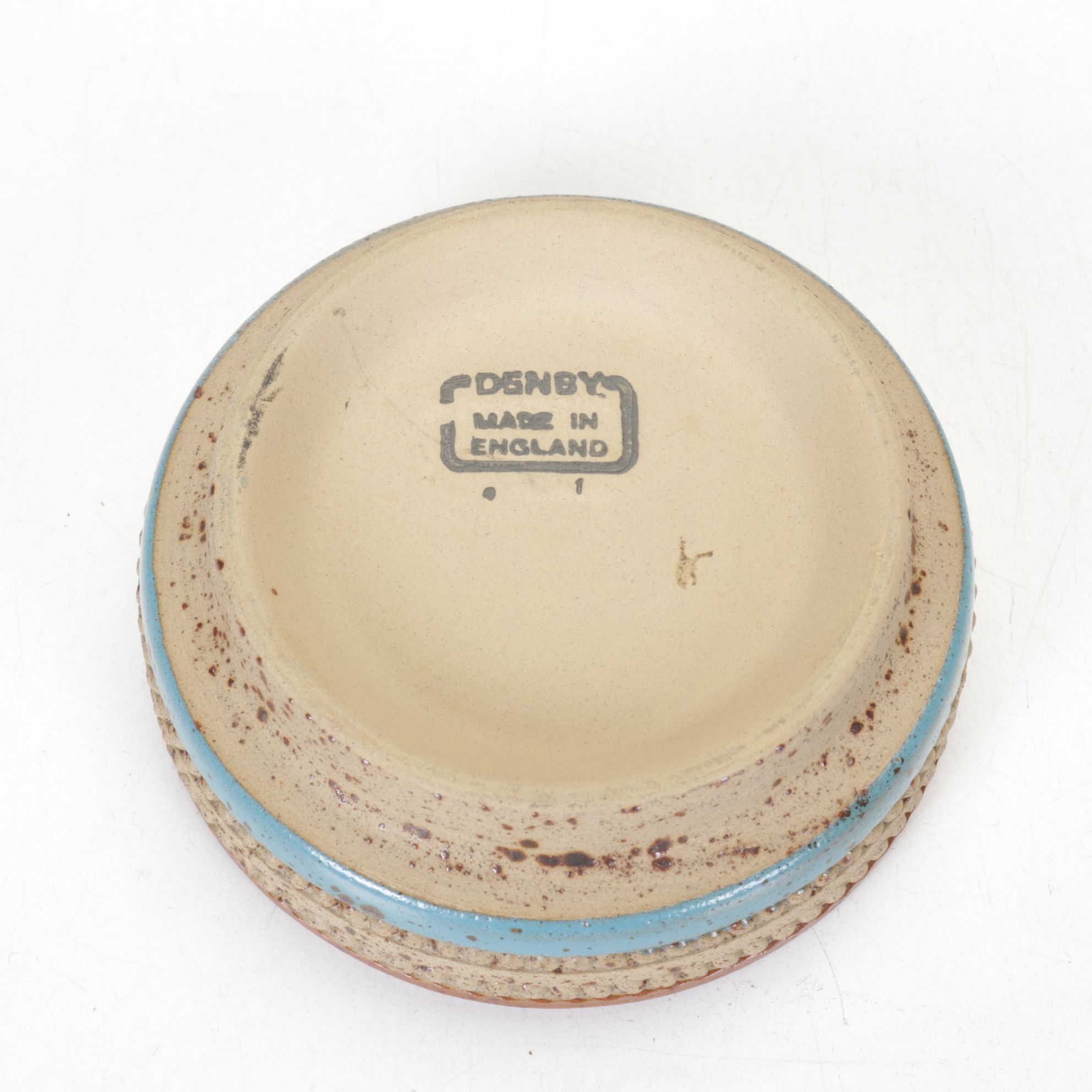 Artisan Wheel-Thrown Pottery Cookie Jar, Bowl, and Pitcher with Denby Ashtray