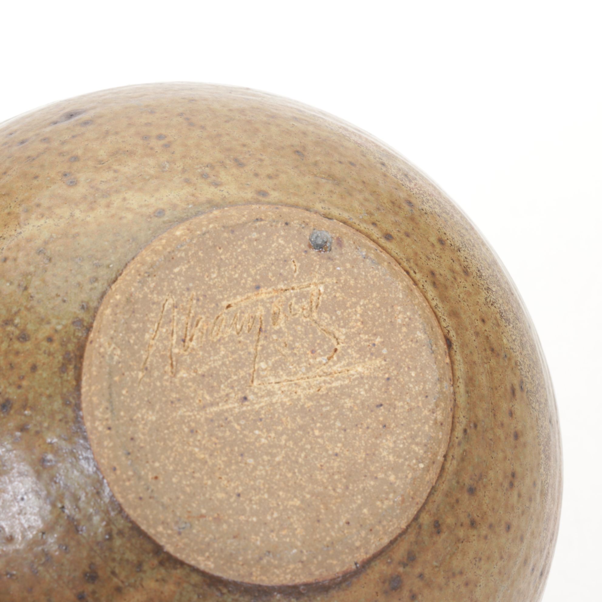 Artisan Wheel-Thrown Pottery Cookie Jar, Bowl, and Pitcher with Denby Ashtray