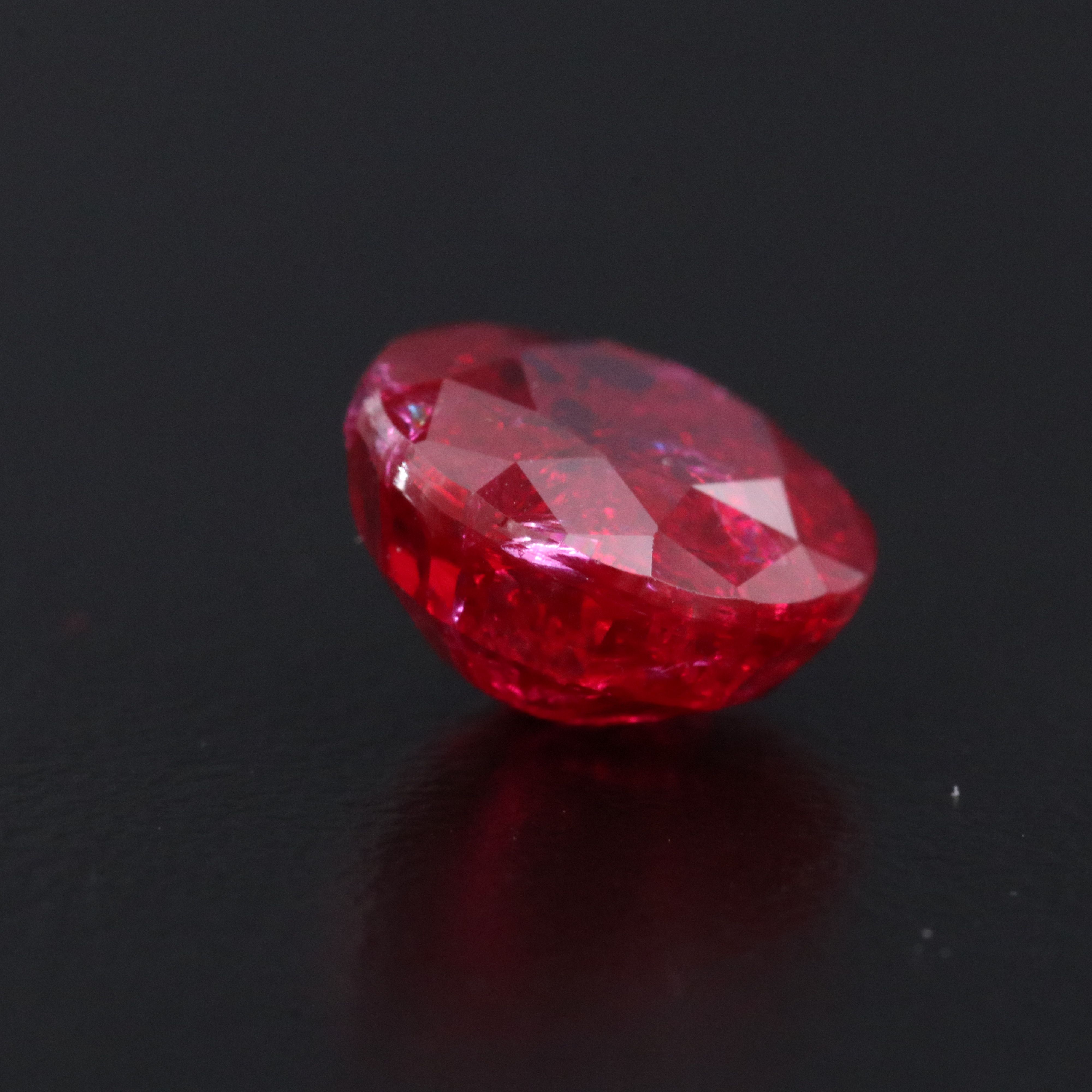 Loose 6.84 CT Lab Grown Ruby