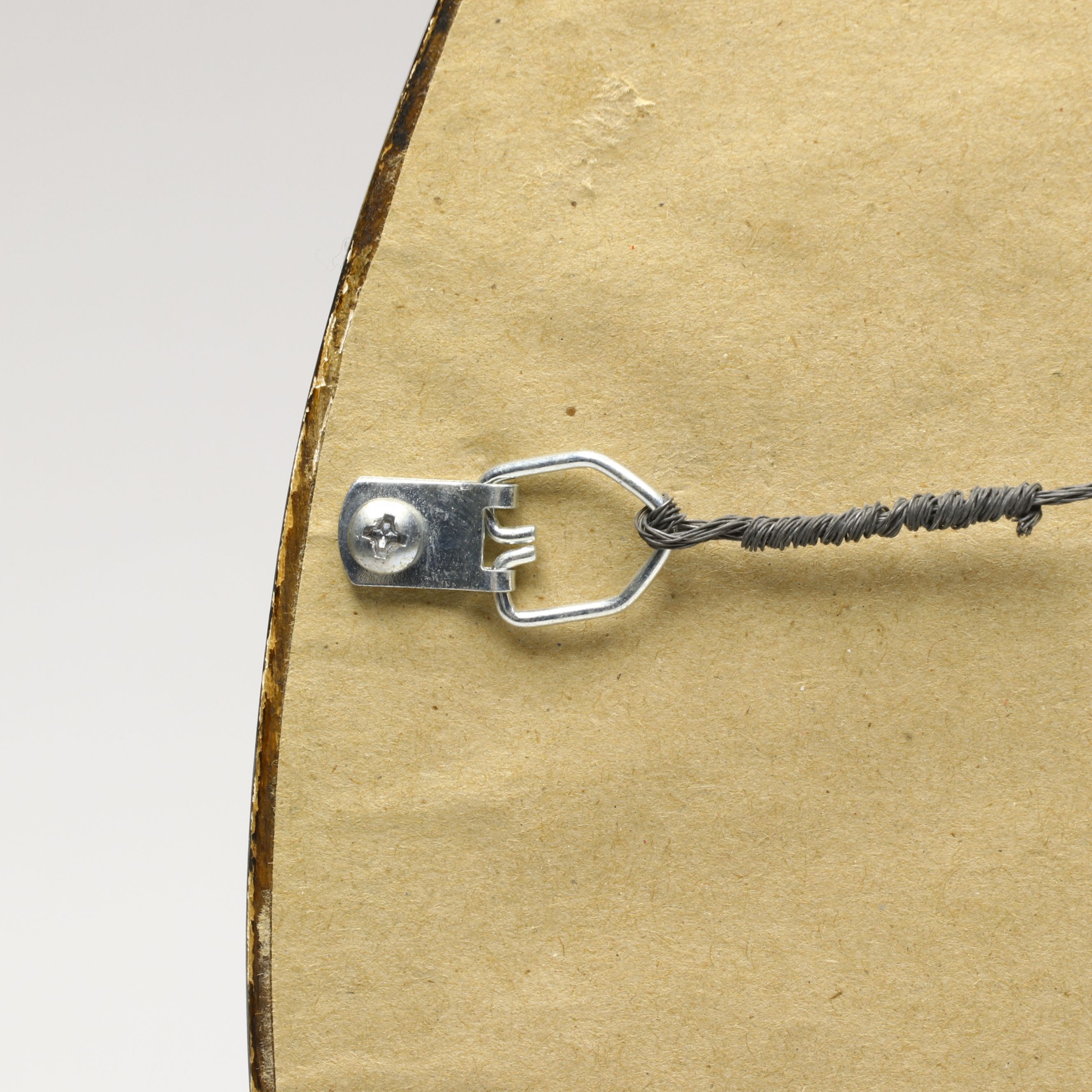 Wood Framed Bronze Finish High Relief Pastoral Scene