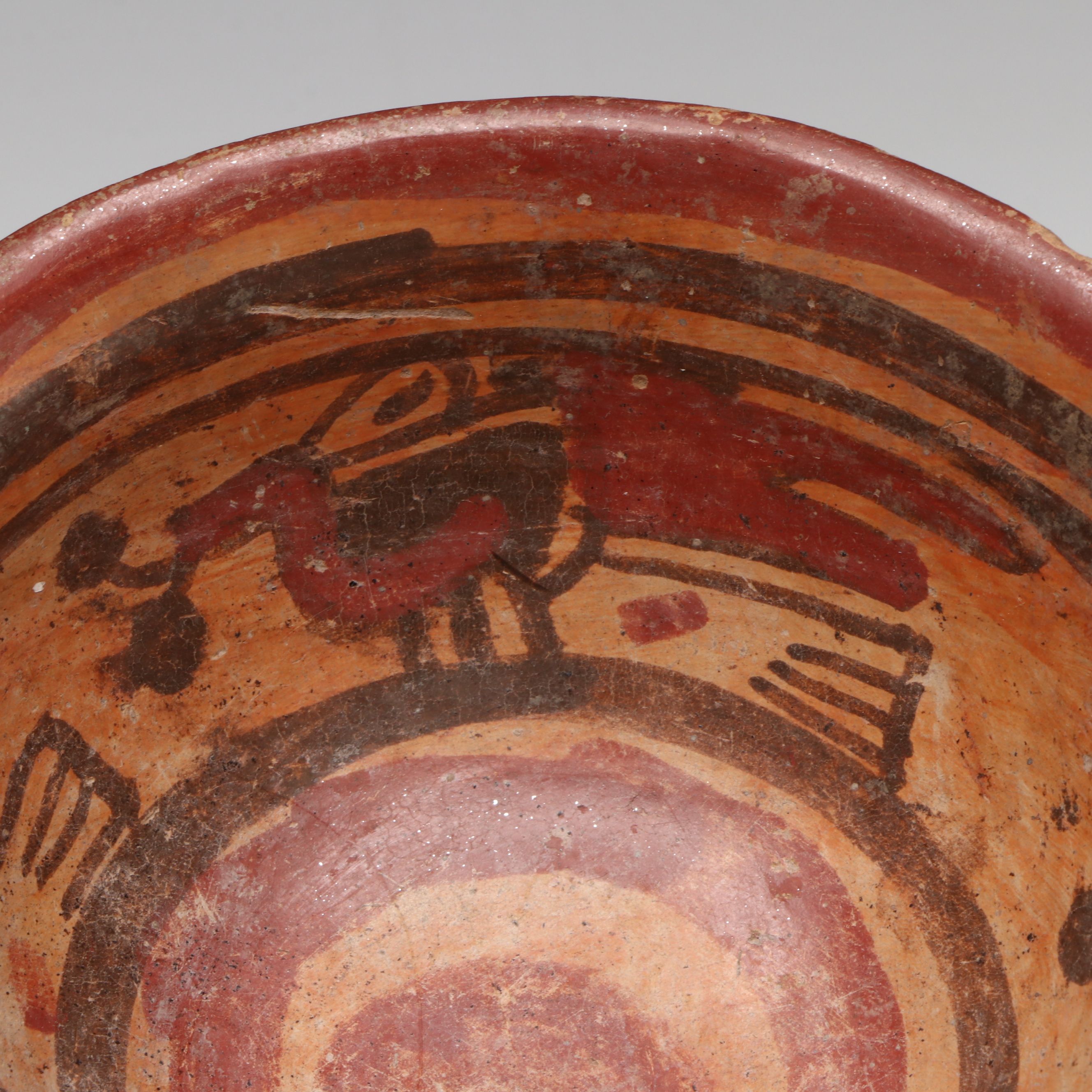 Pre-Columbian Maya Pottery Copador Bowl, Circa 600–900 CE