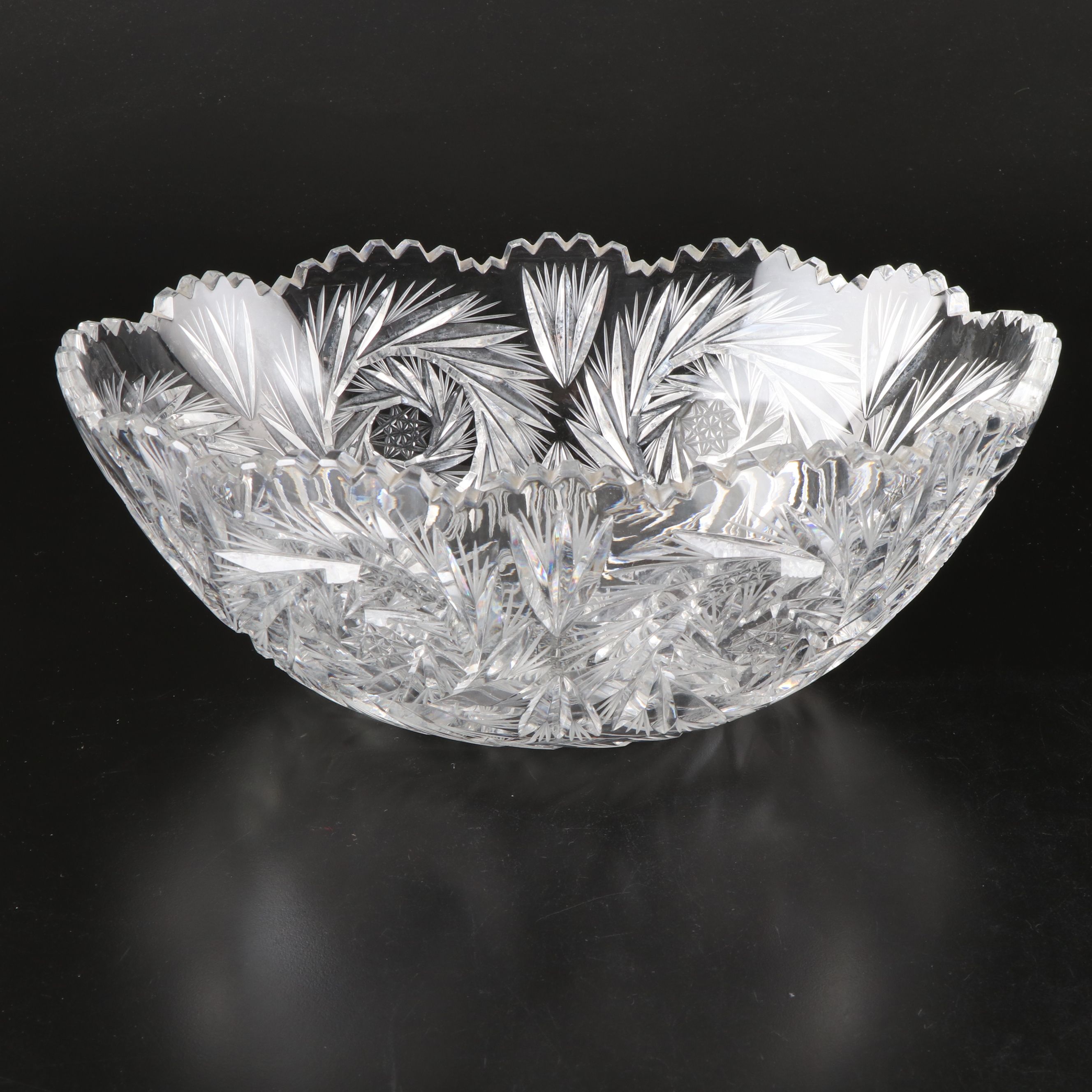 Block "Tulip Garden" Crystal Vases with Other Crystal Candlestick and Bowl