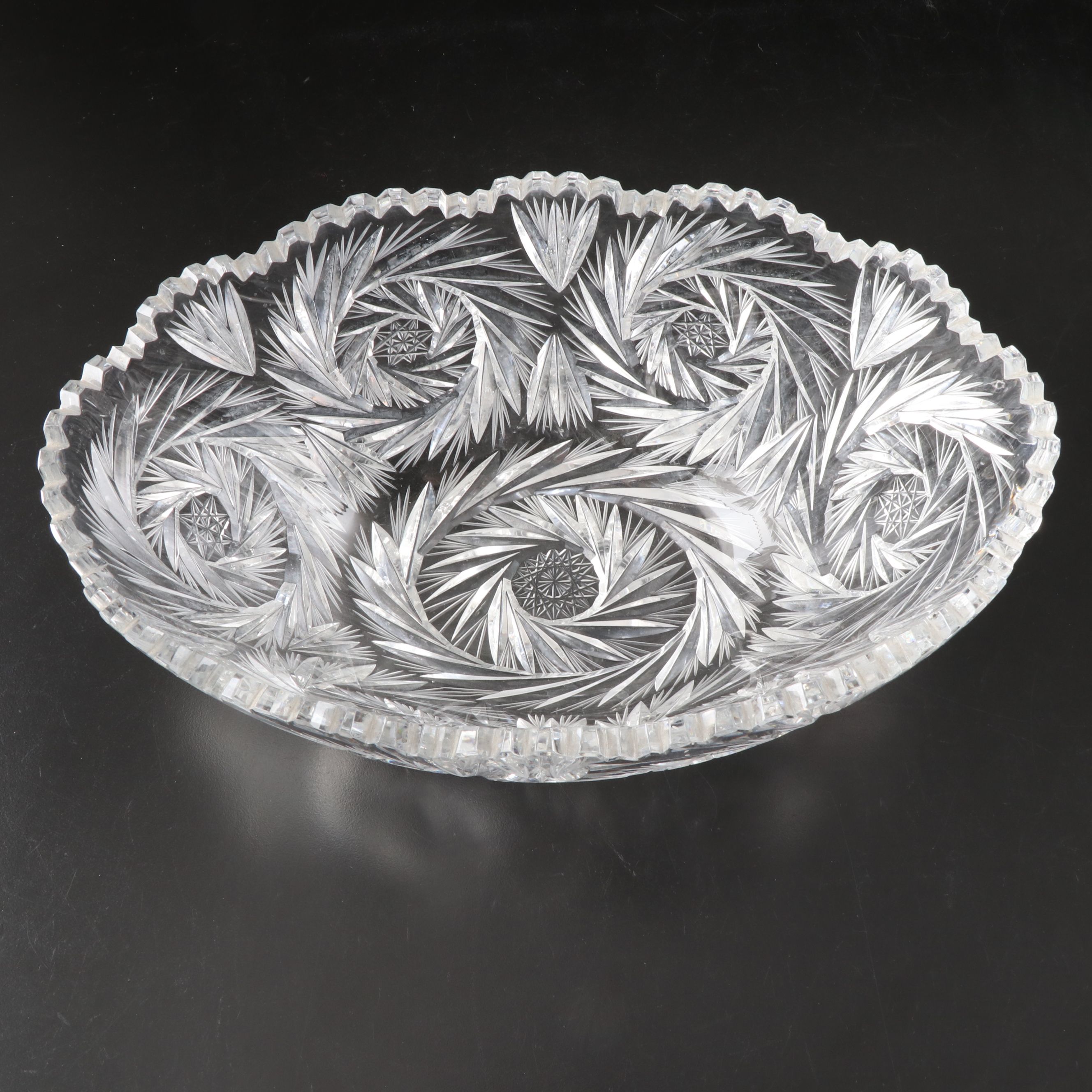 Block "Tulip Garden" Crystal Vases with Other Crystal Candlestick and Bowl