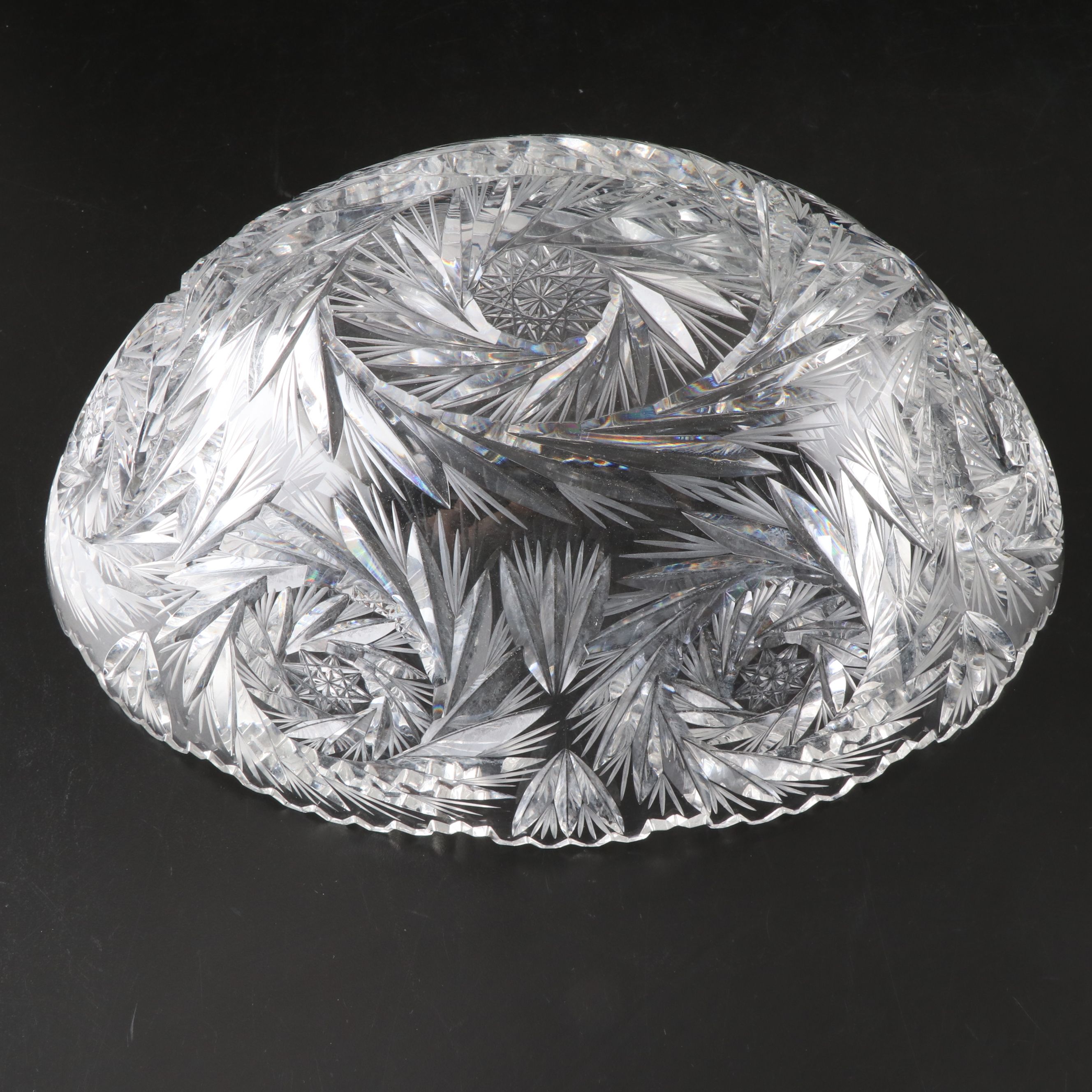 Block "Tulip Garden" Crystal Vases with Other Crystal Candlestick and Bowl