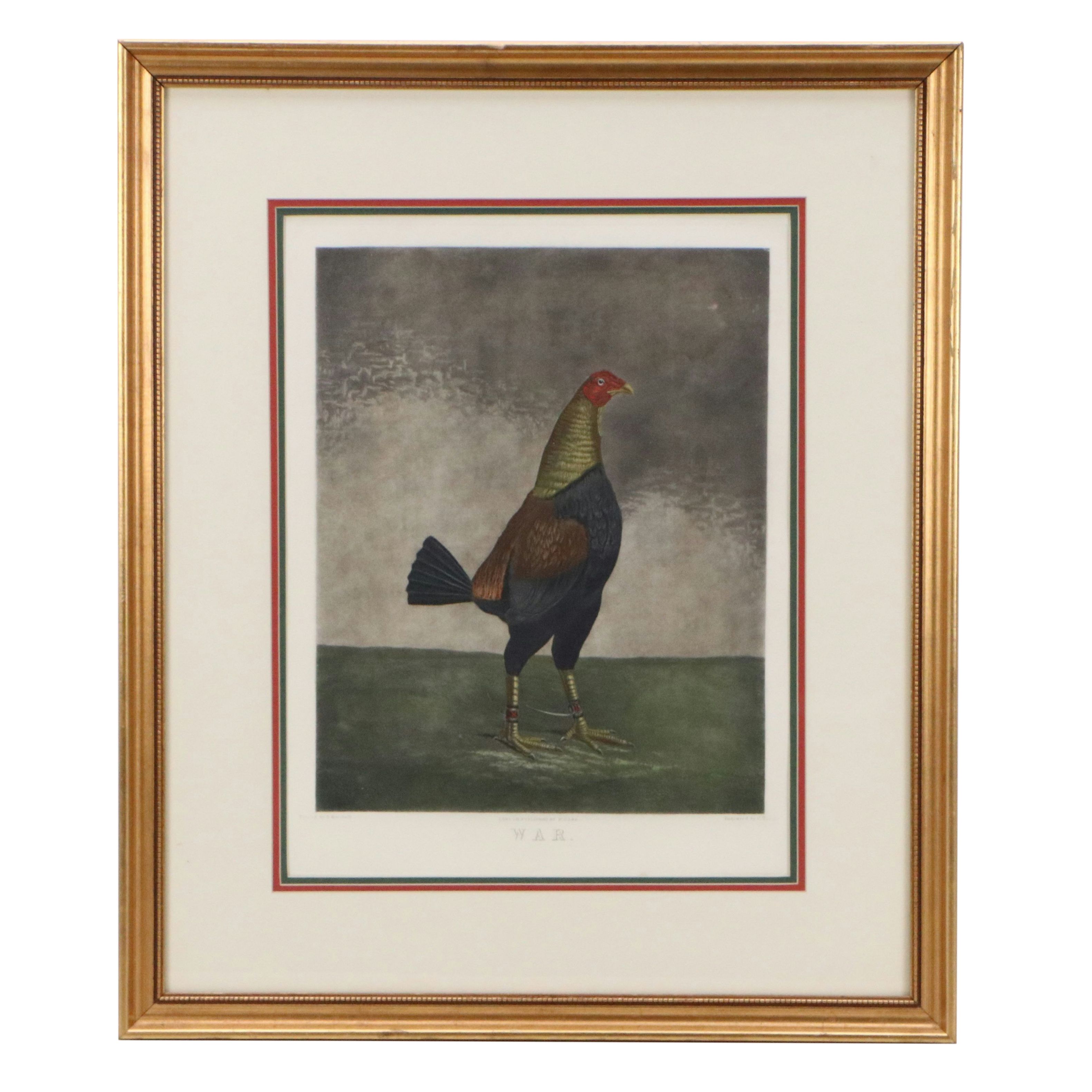 After Benhamin Marshall Engraving "War," Early 19th Century