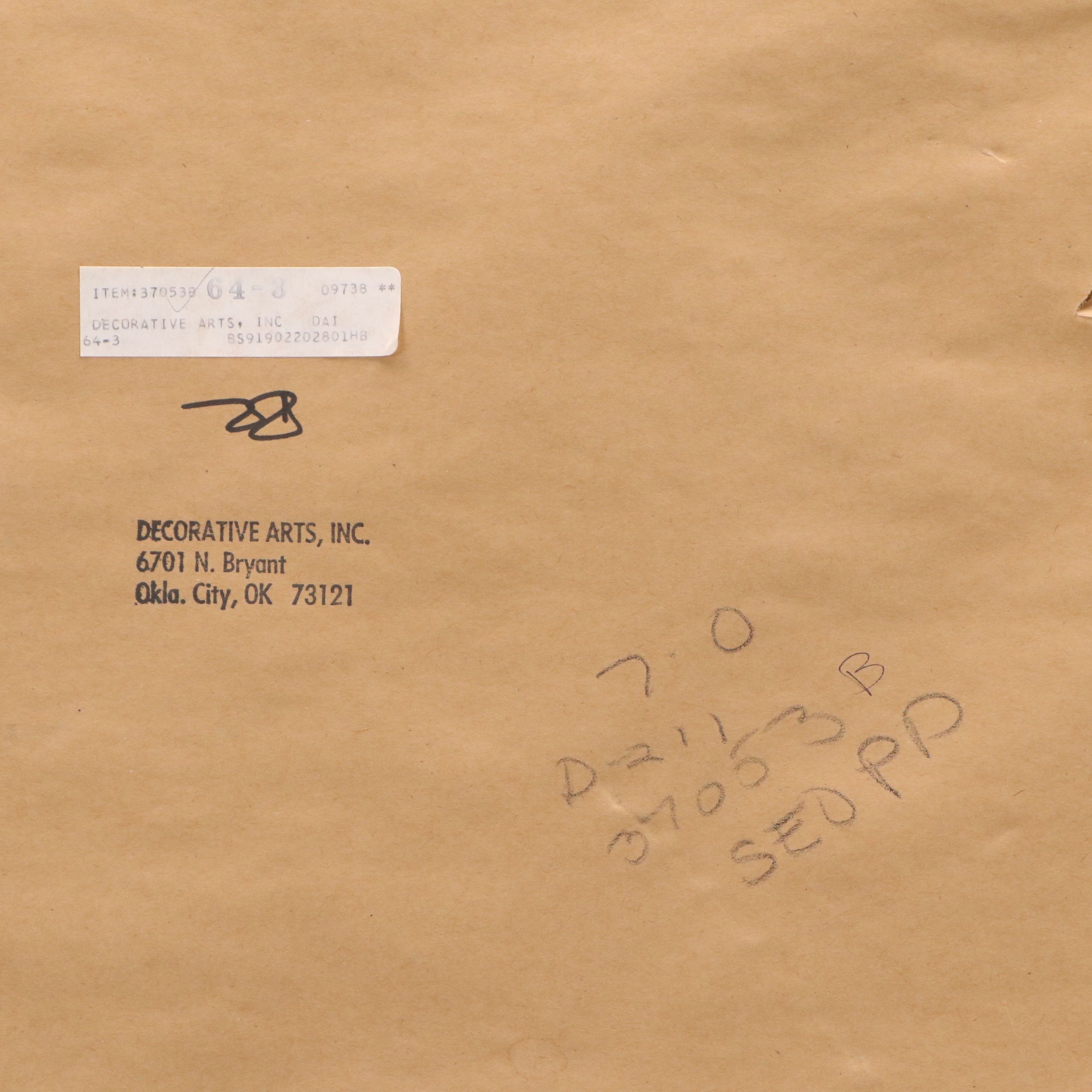 Lee Abstract Geometric Serigraph "Elektra II"