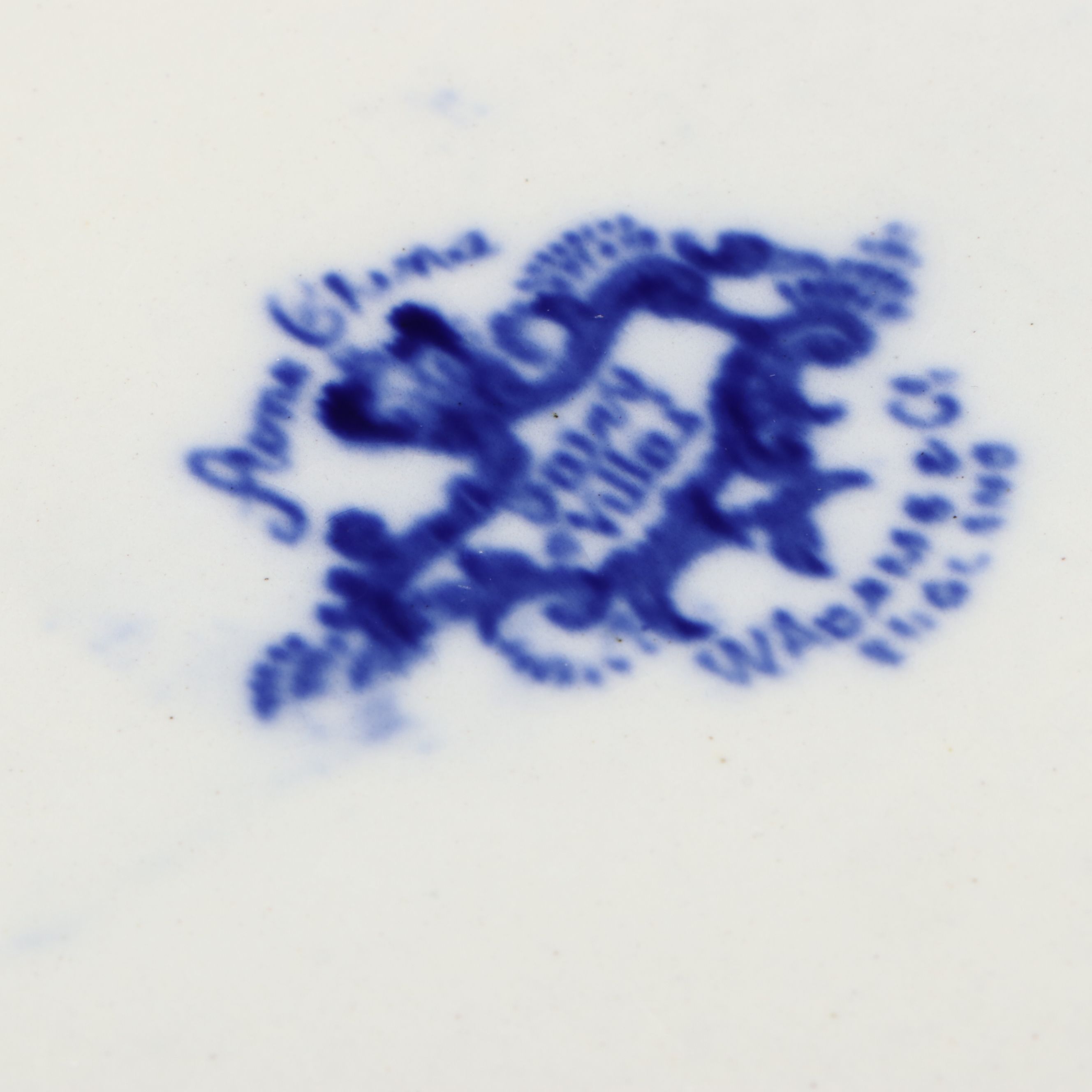 William Adams & Co. "Fairy Villas" Transferware Covered Vegetable Dish