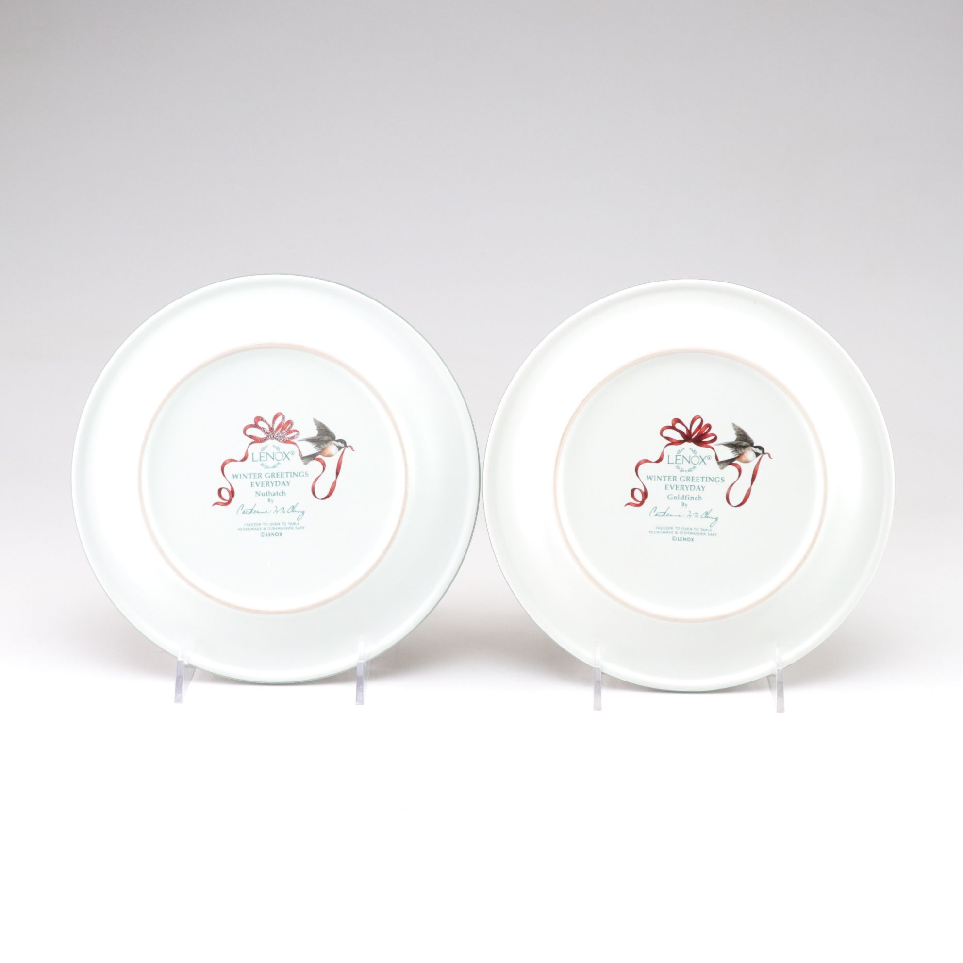 Catherine McClung for Lenox "Winter Greetings" Dinnerware and Serving Pieces