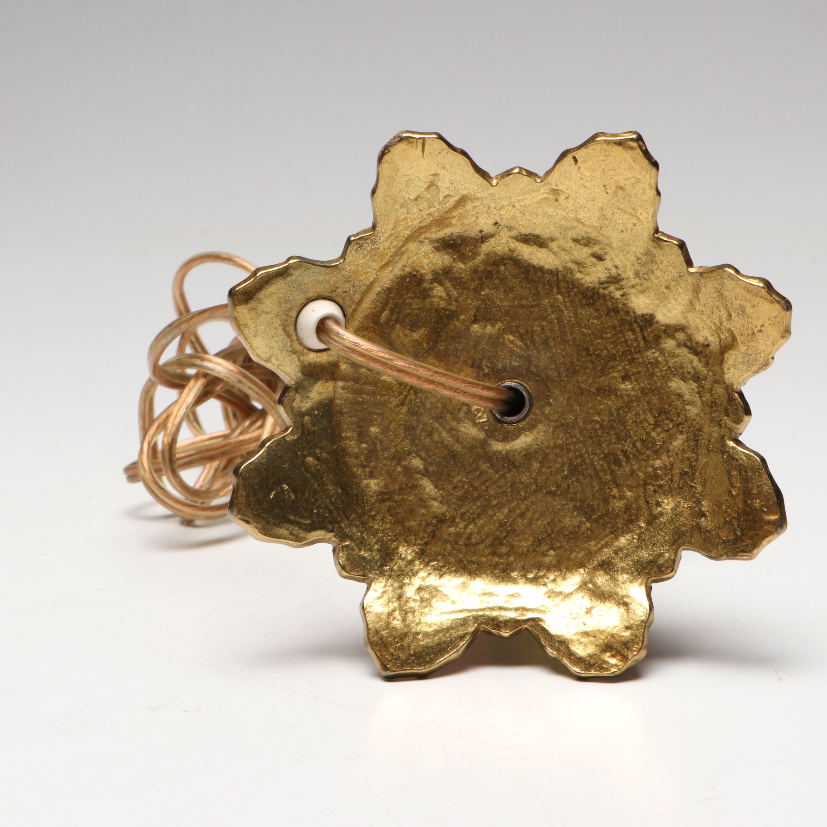 Capodimonte Style Gilt Floral Porcelain Body Table Lamp