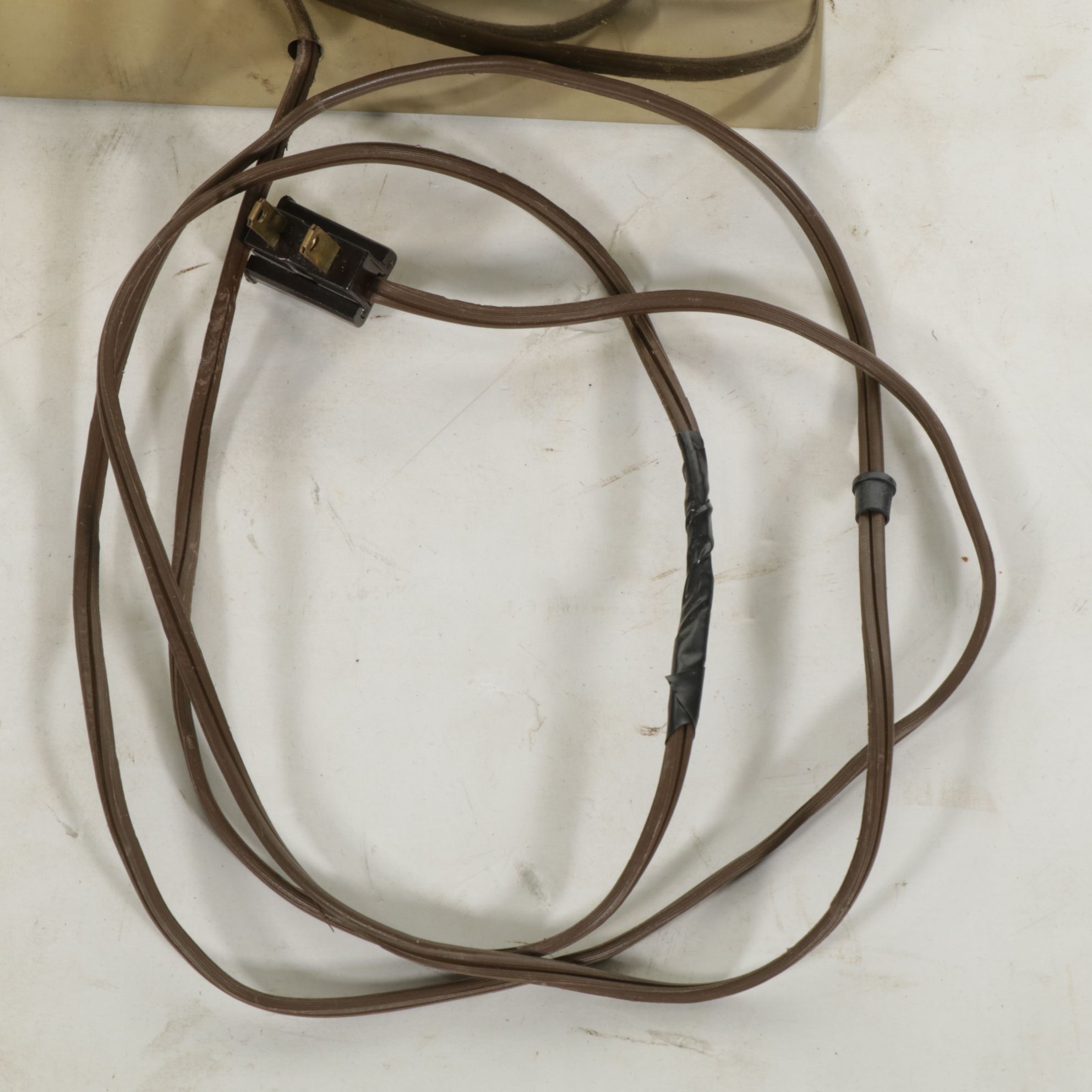 Laurel Lamp Co. Brass Deco Revival Floor Lamp with Pyramid Shade, Late 20th C