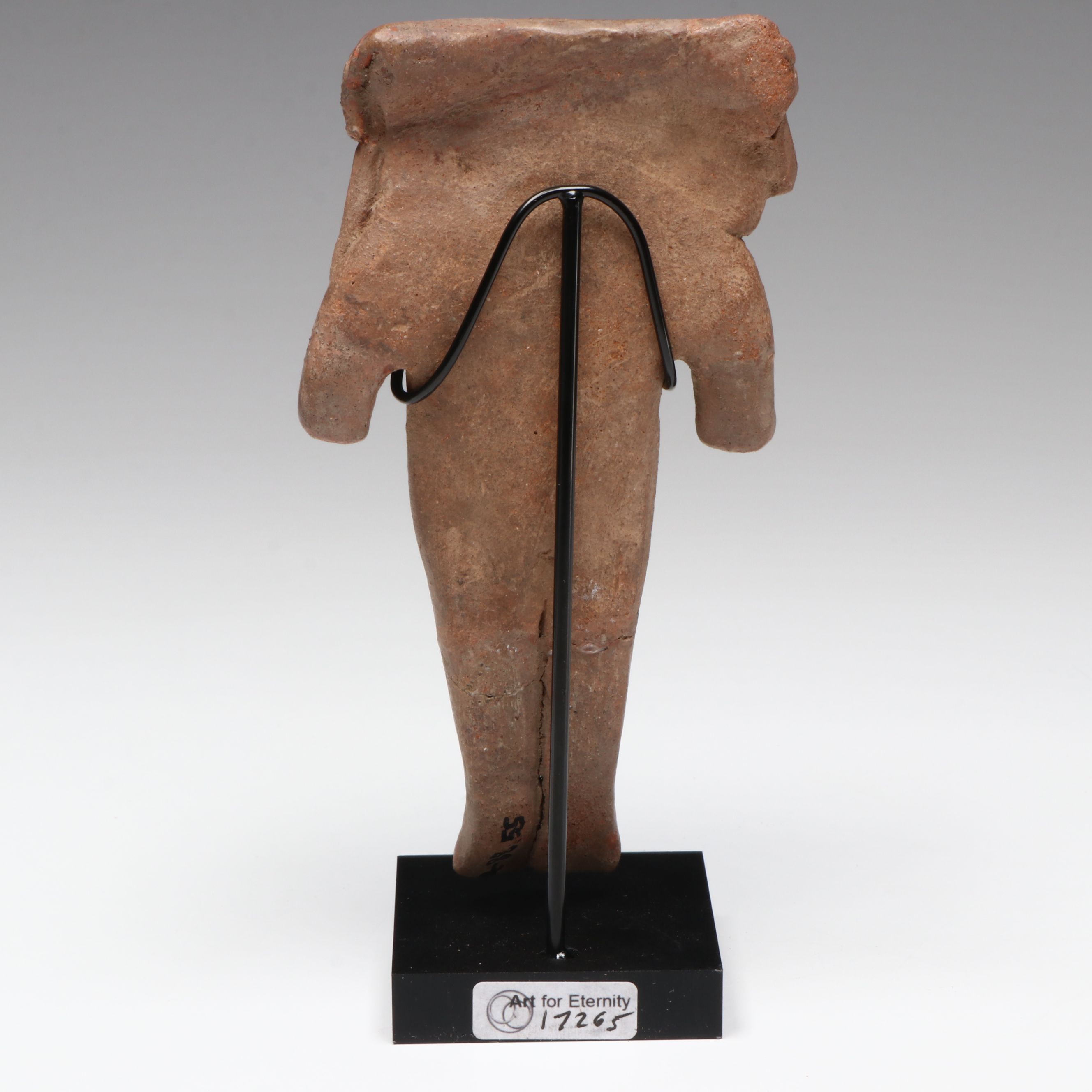 Pre-Columbian Michoacan Pottery Pretty Lady Figure, Circa 550–100 BCE