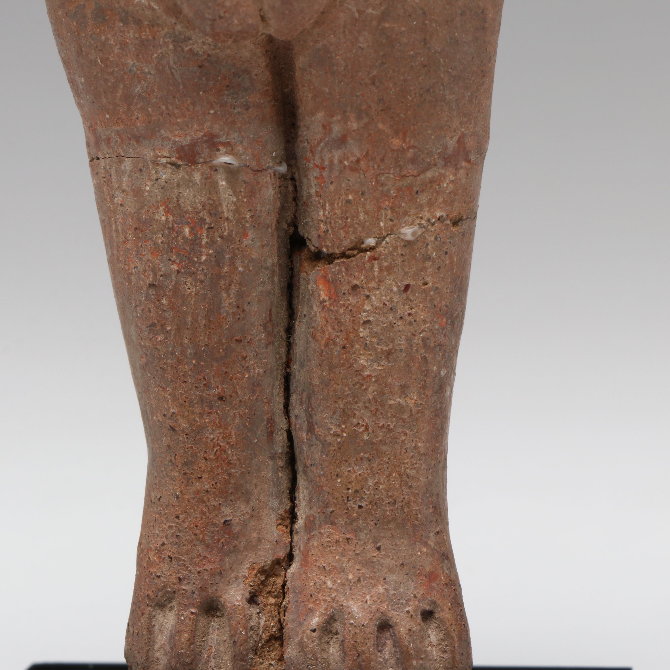 Pre-Columbian Michoacan Pottery Pretty Lady Figure, Circa 550–100 BCE