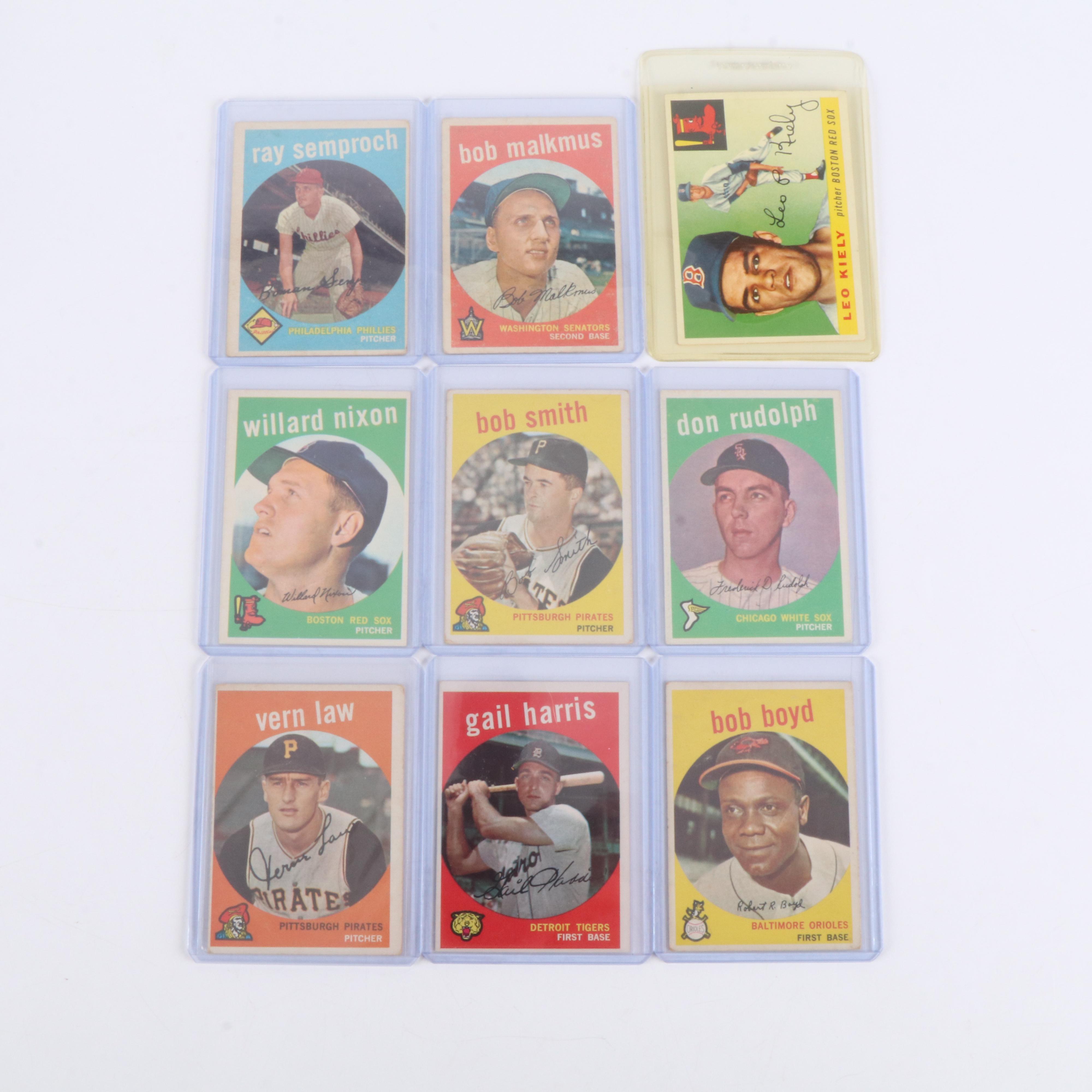 Topps and Bowman Baseball Cards with 1951 Wrappers, 1950s