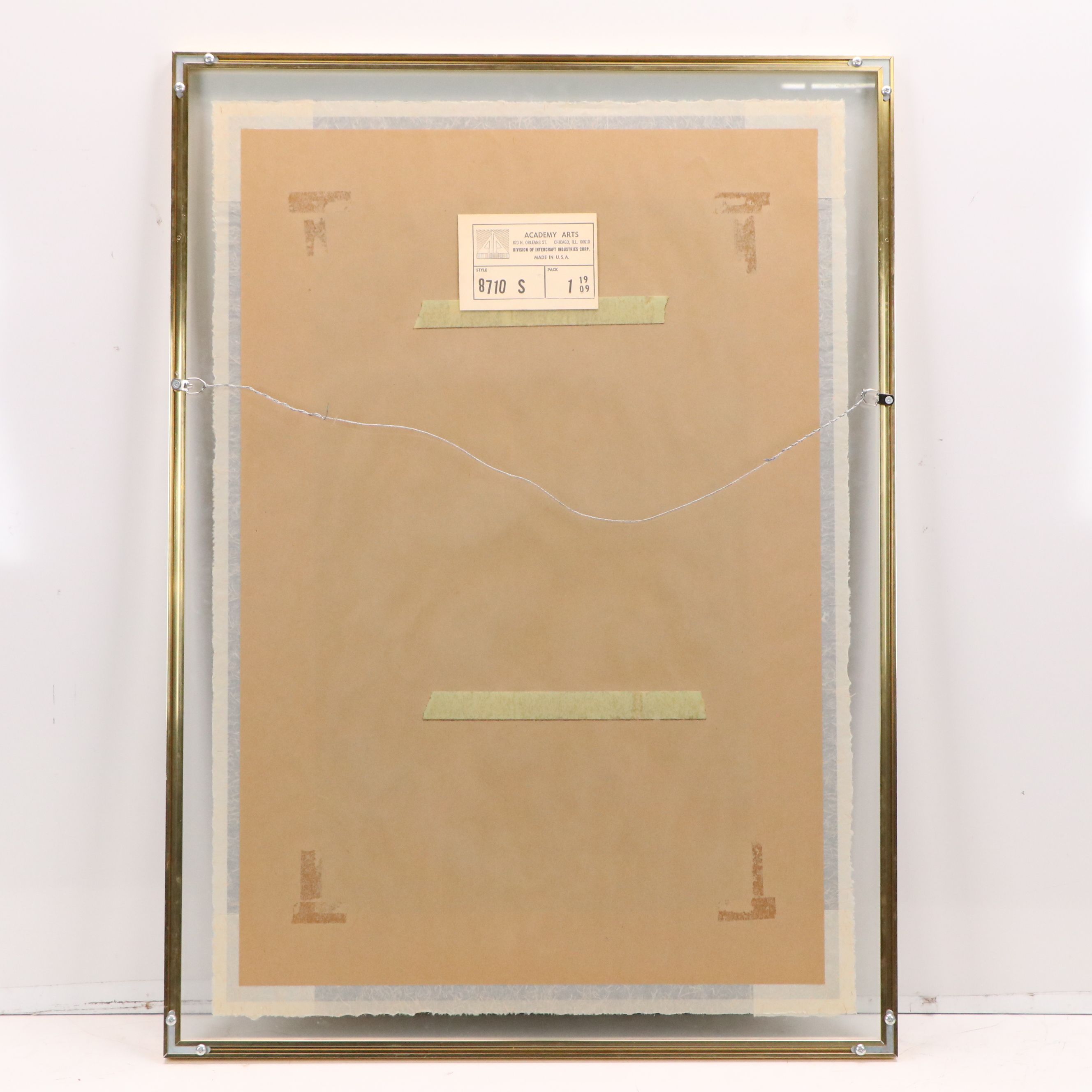 East Asian Style Serigraph of Two Herons Attributed to Charles Clifton