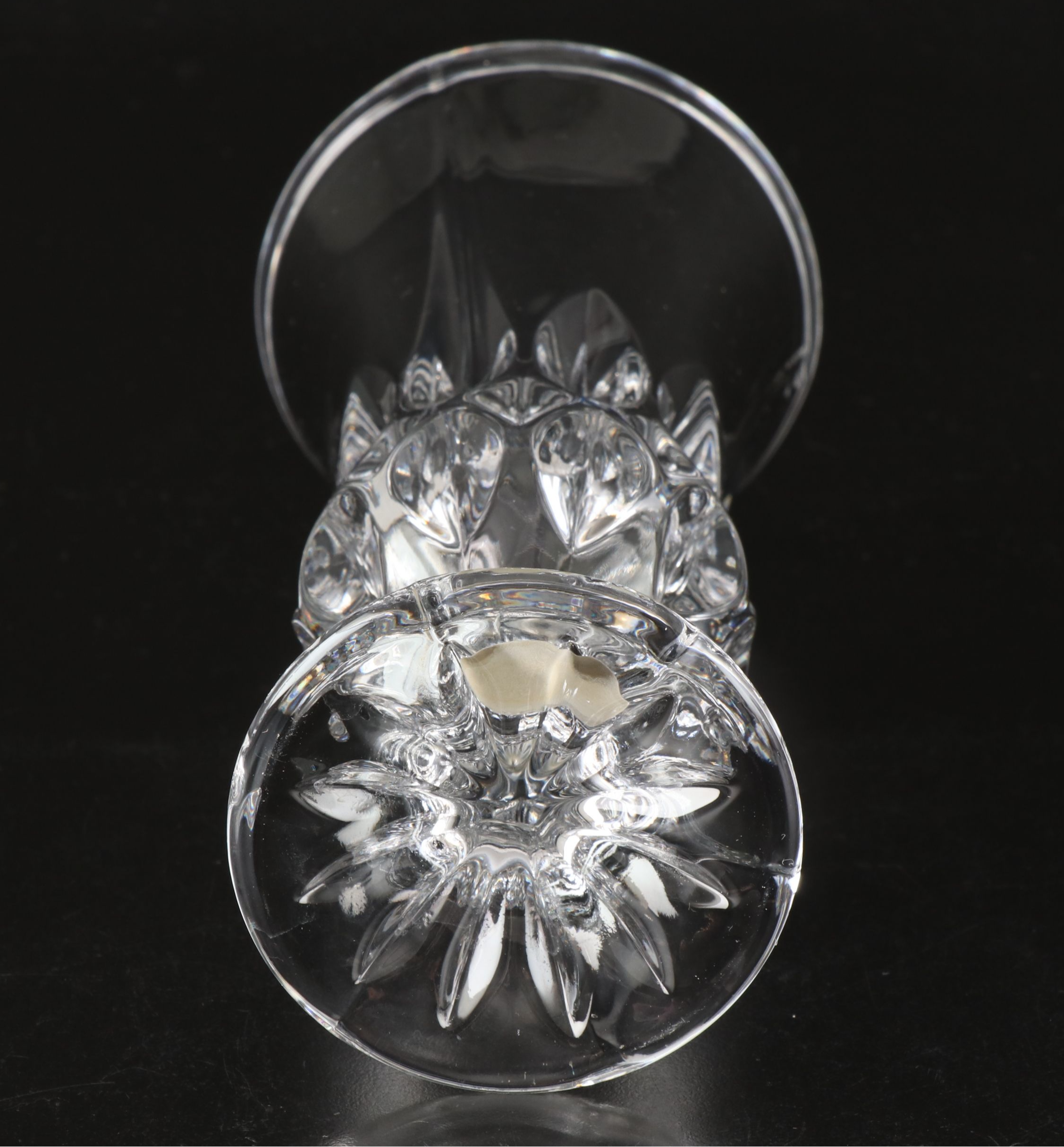 Imperial Pinwheel Cut Crystal Champagne Bucket with Other Crystal Table Décor