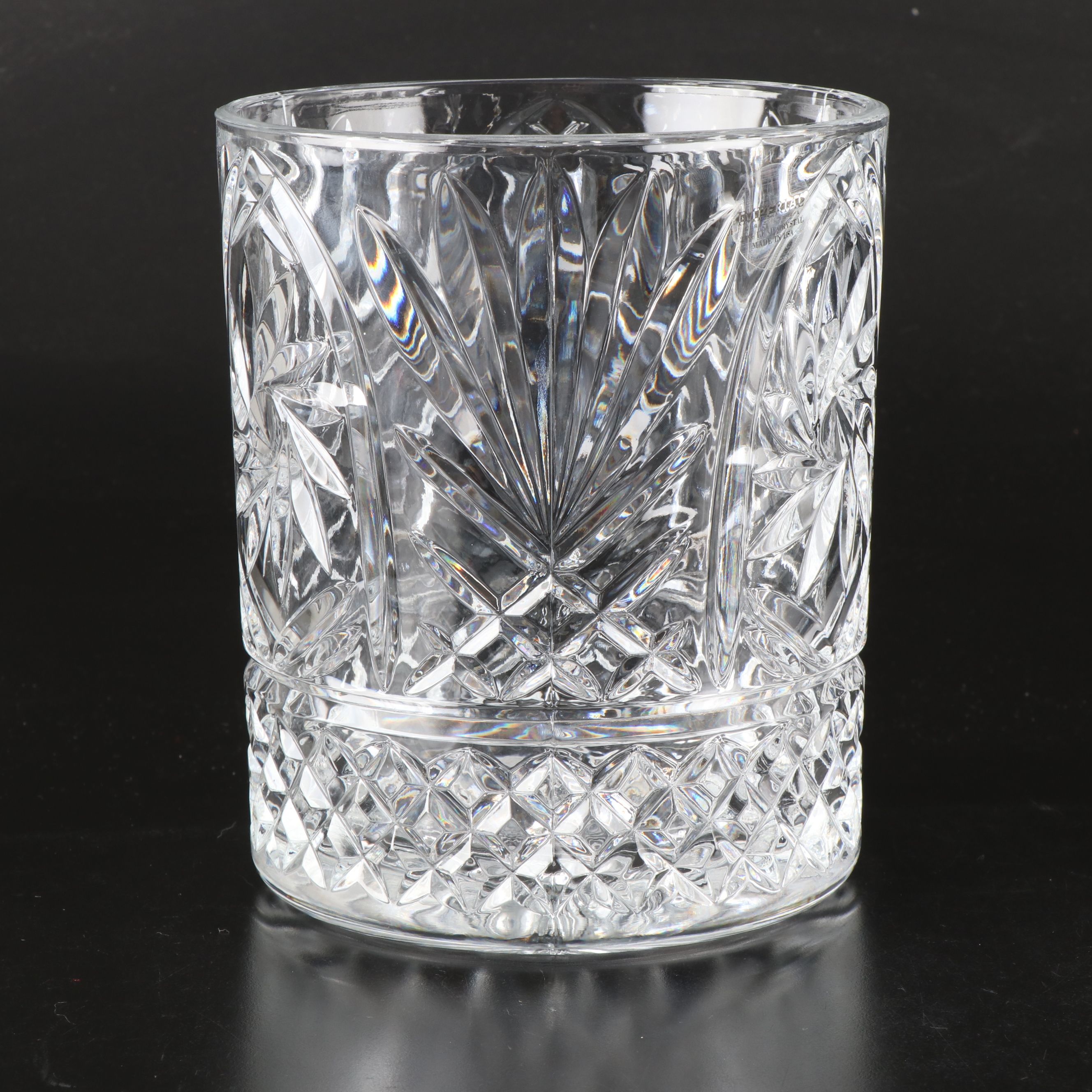 Imperial Pinwheel Cut Crystal Champagne Bucket with Other Crystal Table Décor